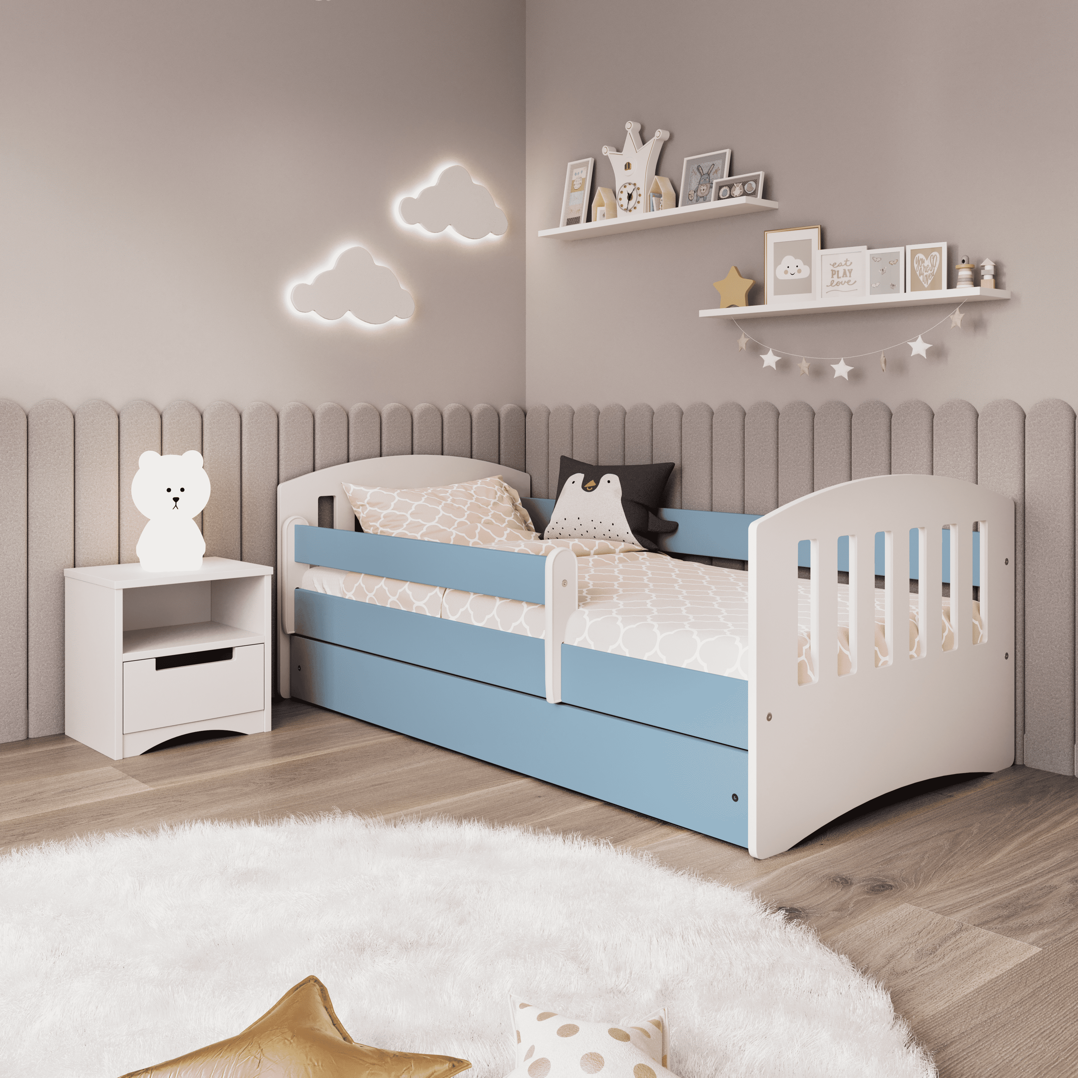 Kocot Classic 1 Children's Bed Blue 140 / 160 / 180 x 80 cm