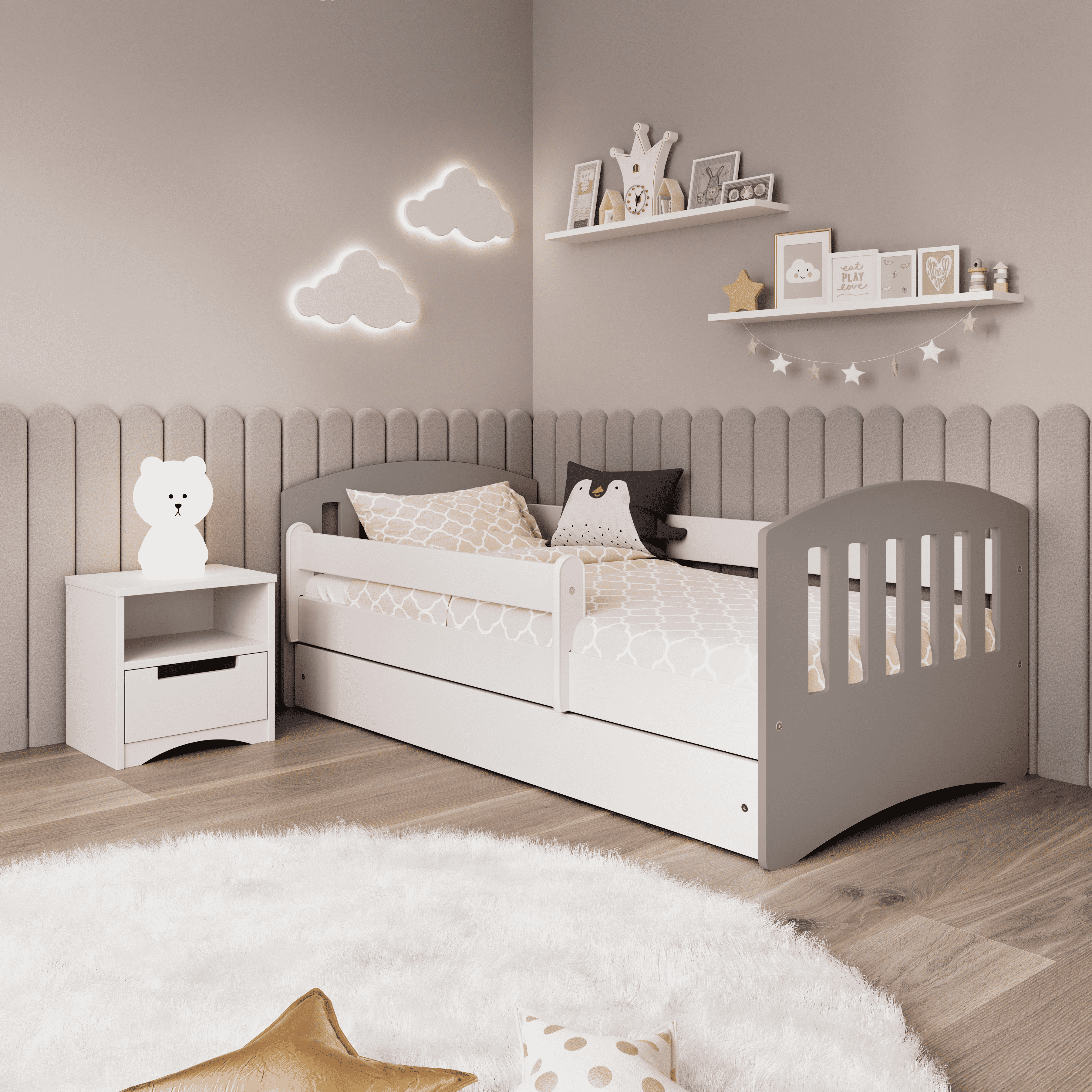 Kocot Classic 1 Children's Mix Grey 140 / 160 / 180 x 80 cm