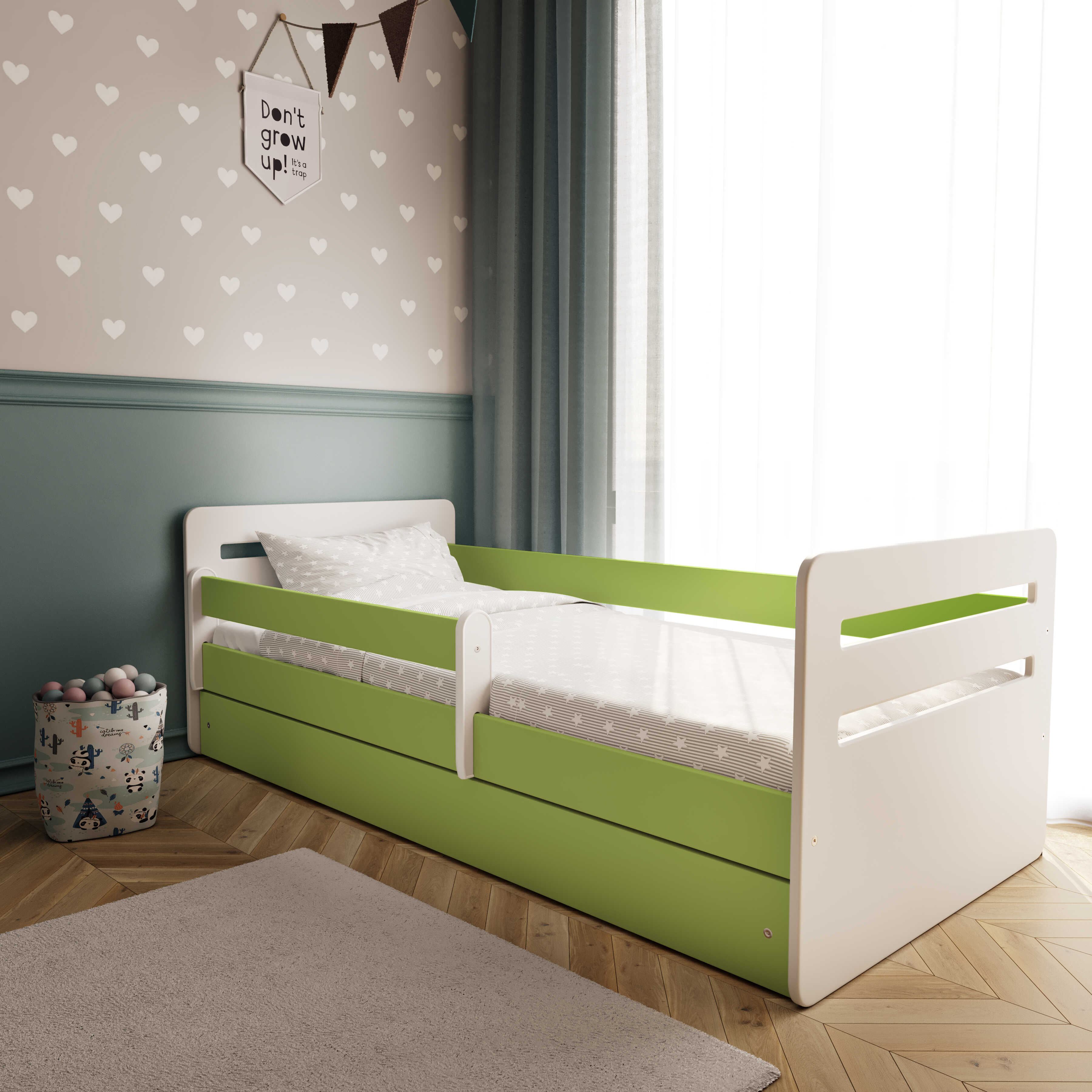 Kocot Tomi Children's Bed Green 140 / 160 / 180 x 80 cm