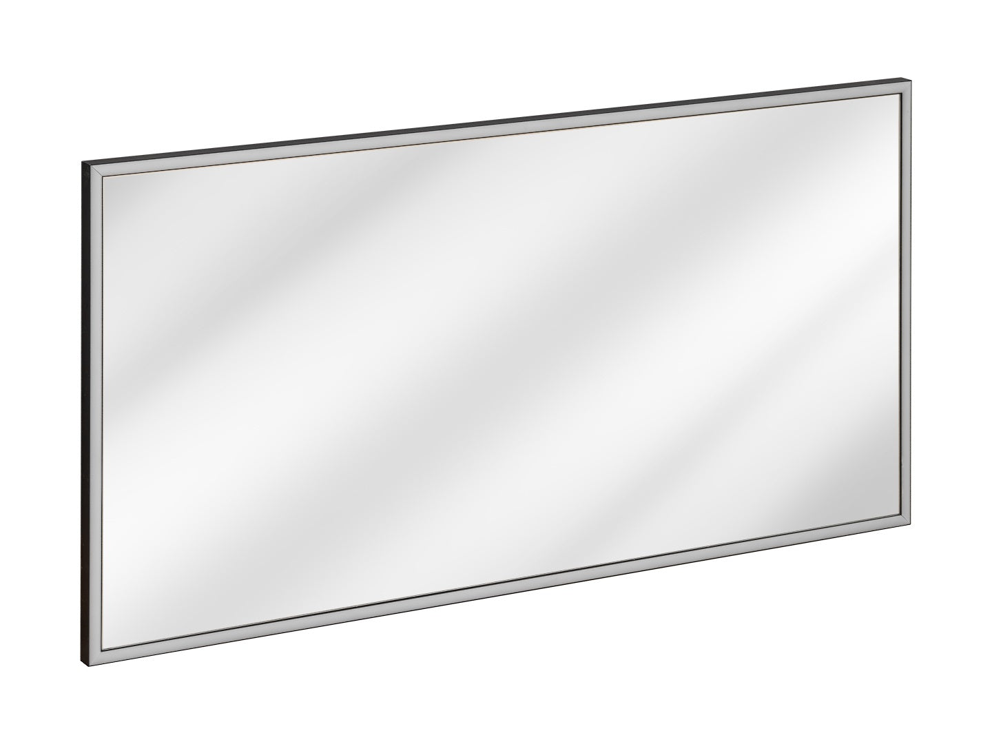 Alice Mirror LED 120 – Graphite, 68 x 123 cm