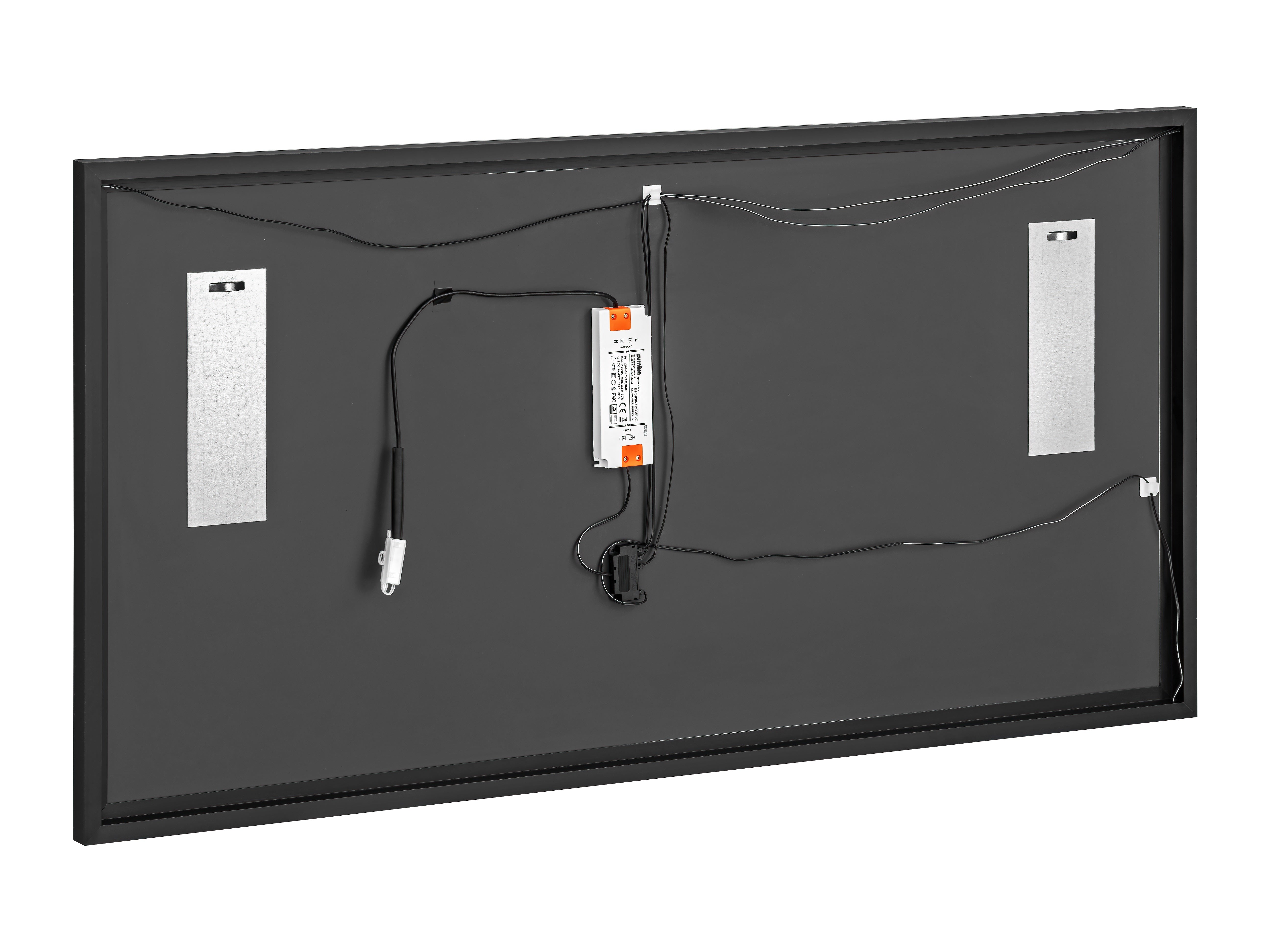 Alice Mirror LED 120 – Graphite, 68 x 123 cm