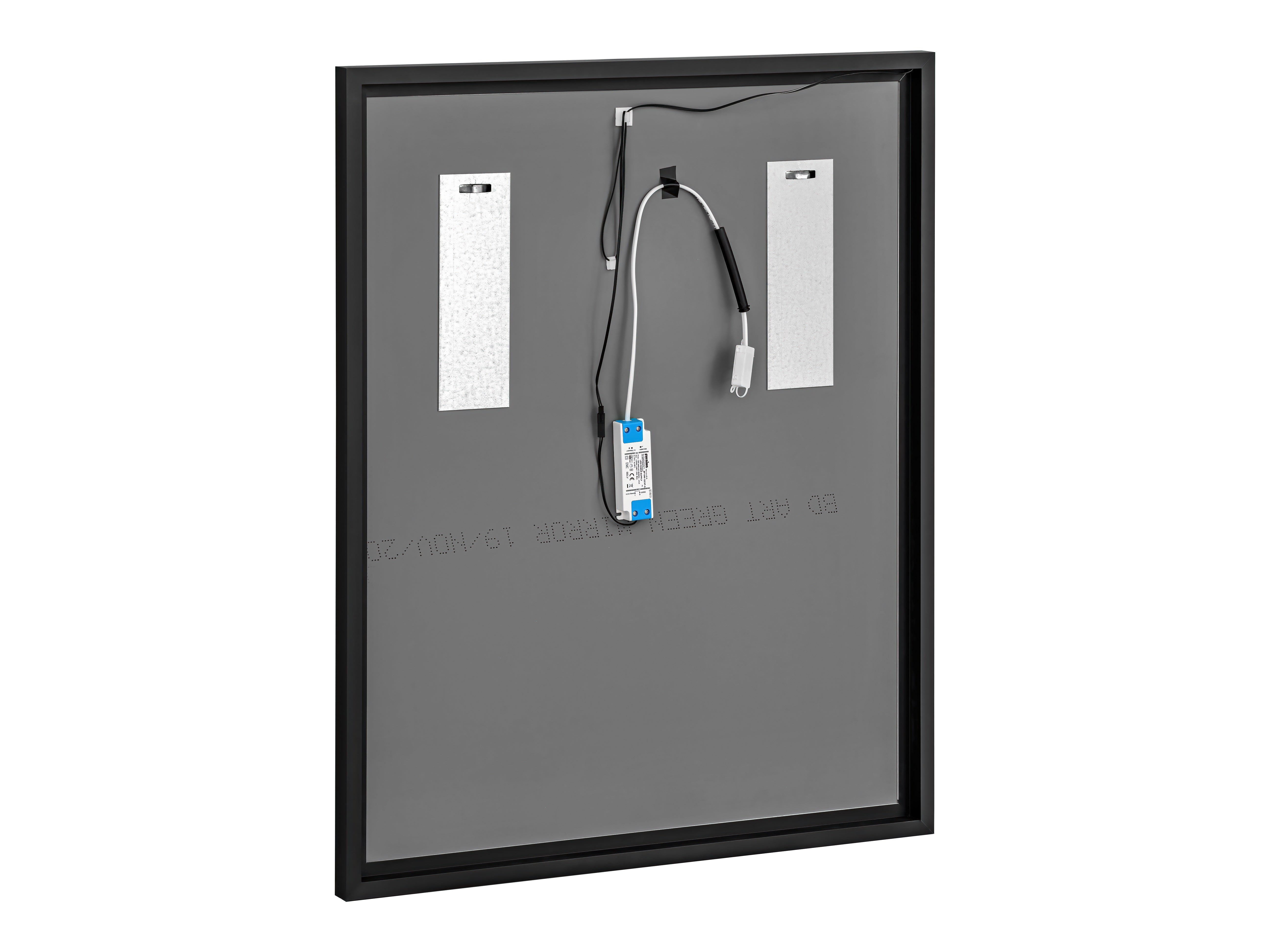 Alice Mirror LED 80 – Graphite, 68 x 83 cm