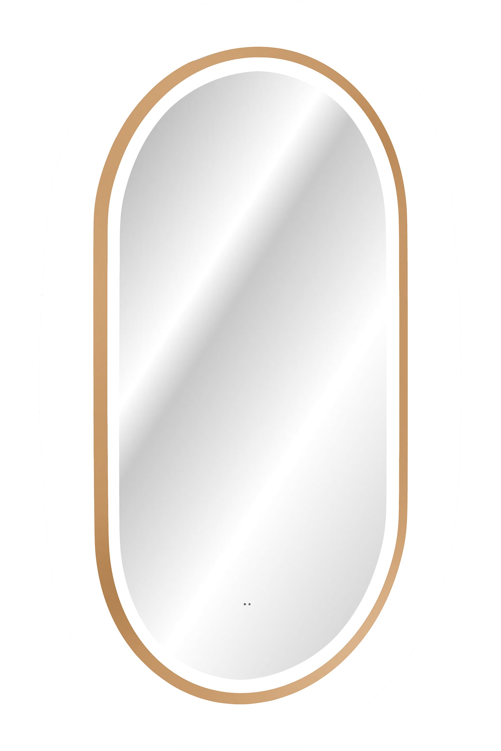 Apollo 2 Gold LED Mirror – 50 x 90 cm
