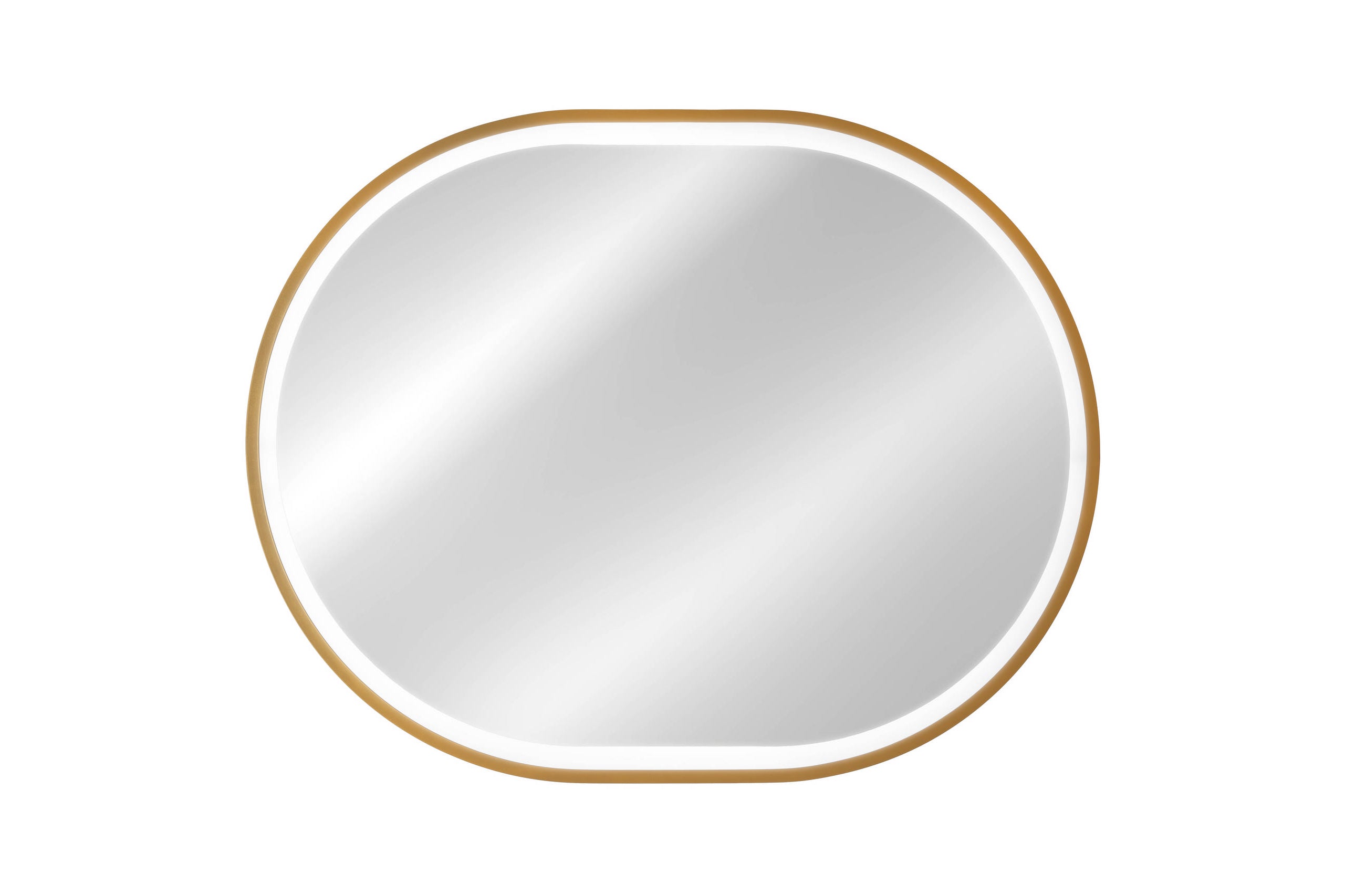Apollo 2 Gold LED Mirror – 70 x 90 cm