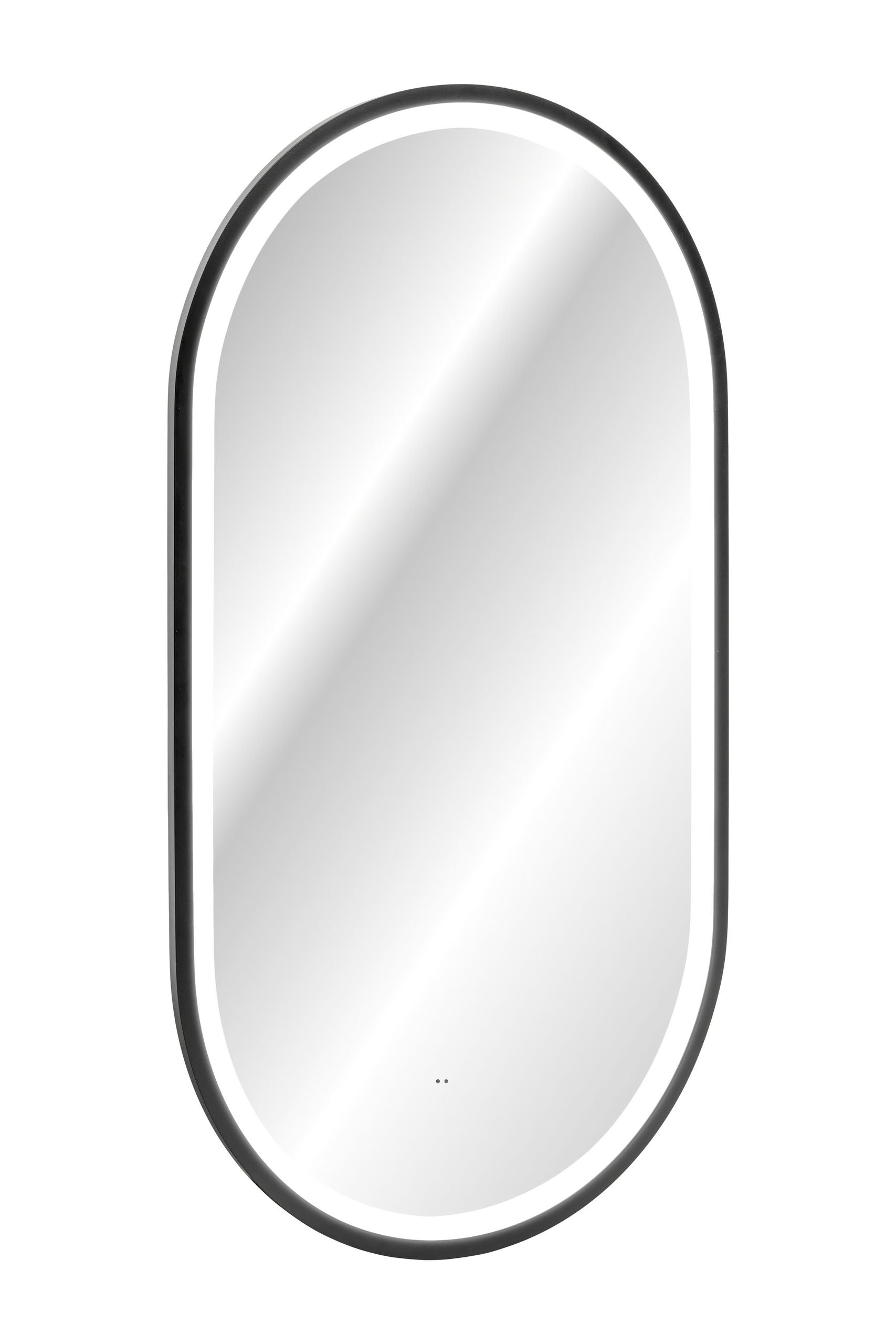 Apollo 2 Black LED Mirror – 50 x 90 cm
