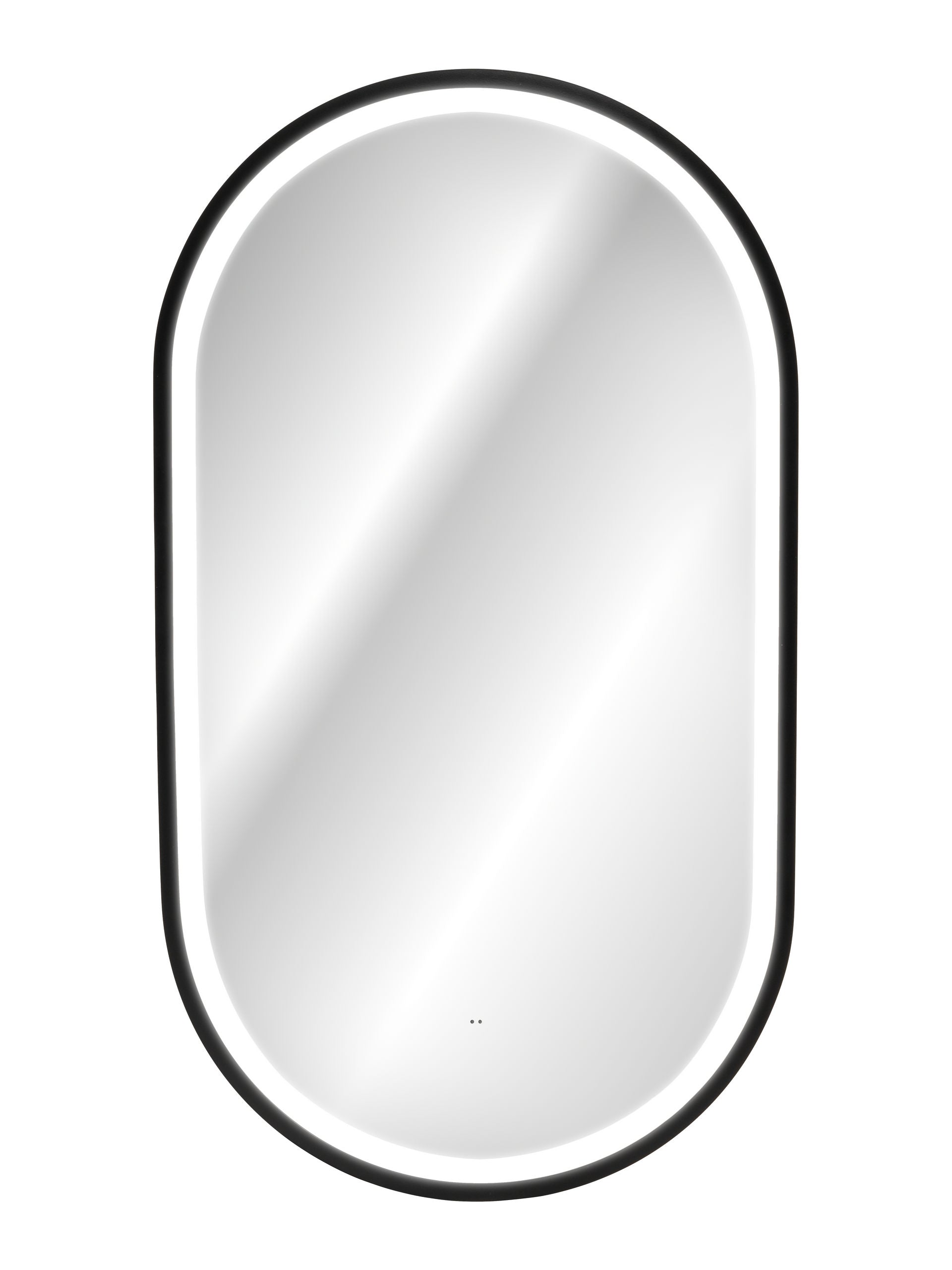 Apollo 2 Black LED Mirror – 50 x 90 cm