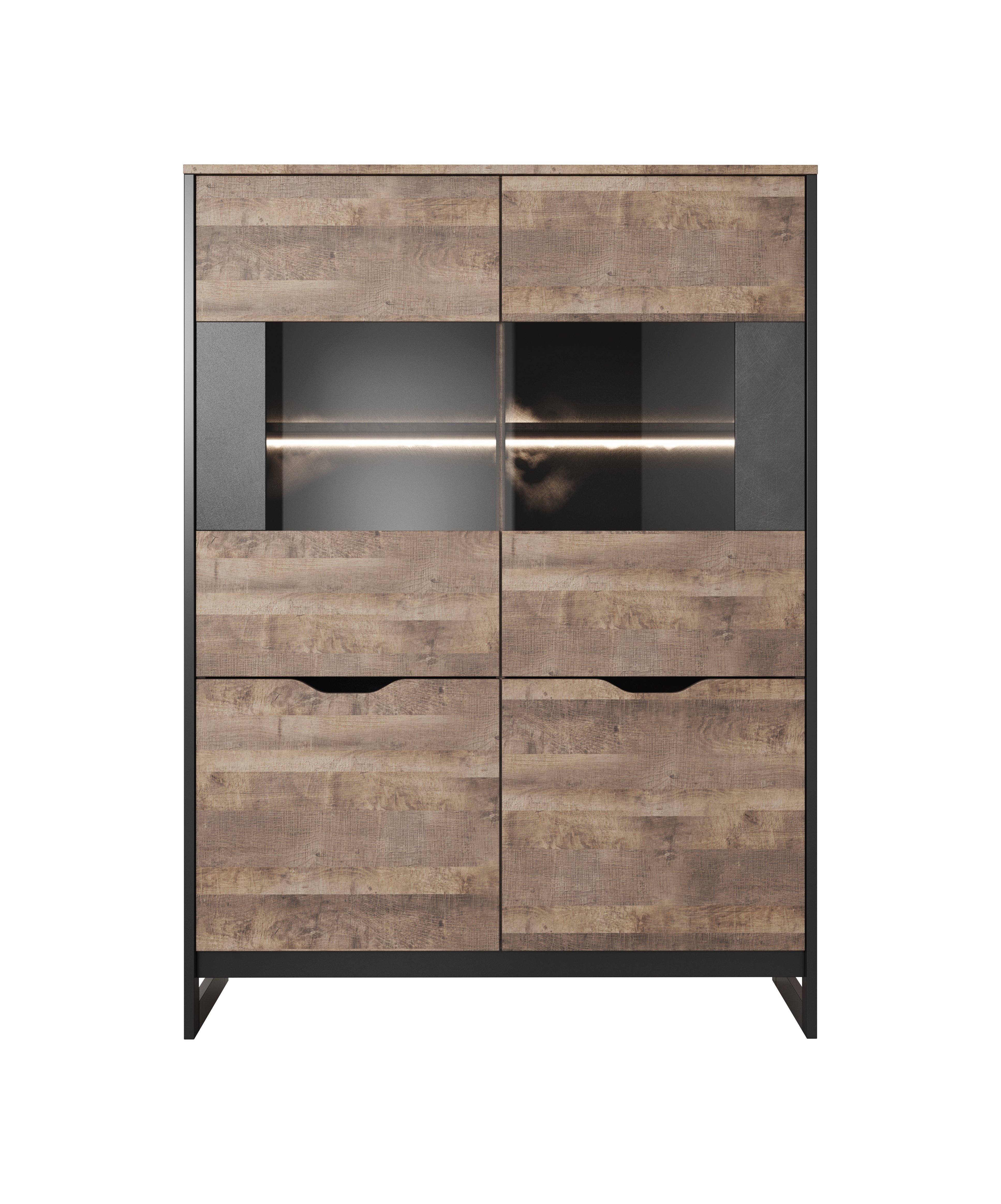 Lask ARDEN Display Cabinet – 108.6 x 39.6 x 150 cm