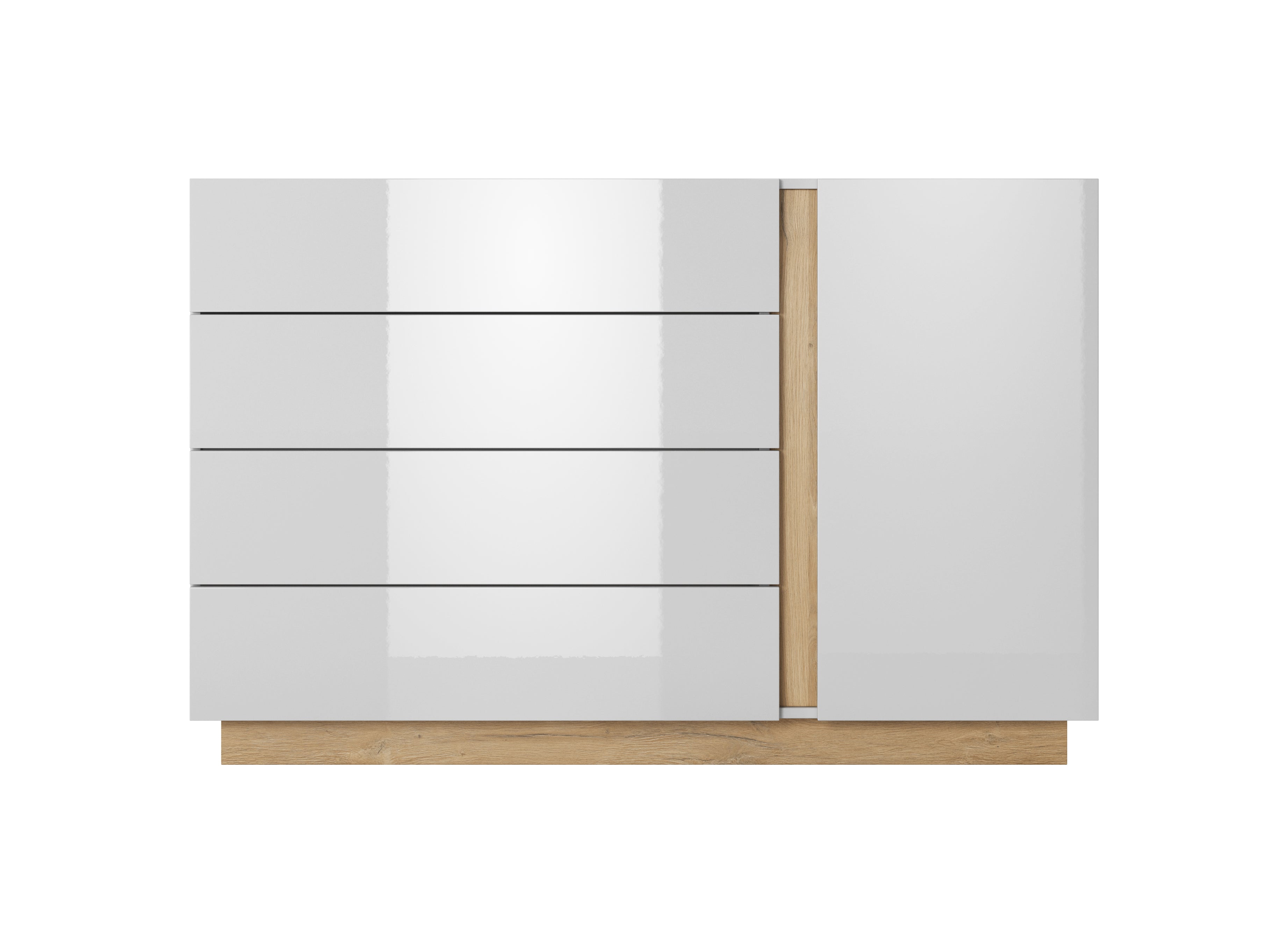 Lask Arco White – Chest of Drawers 138