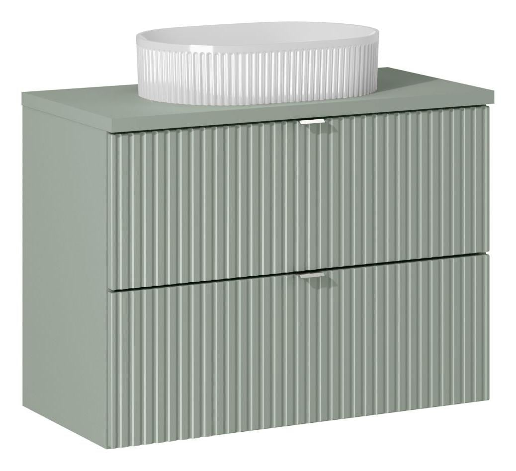 Line Reed Green with 2 Shelves Bathroom Set 80CM SET-LRG S UN BEYOND 5