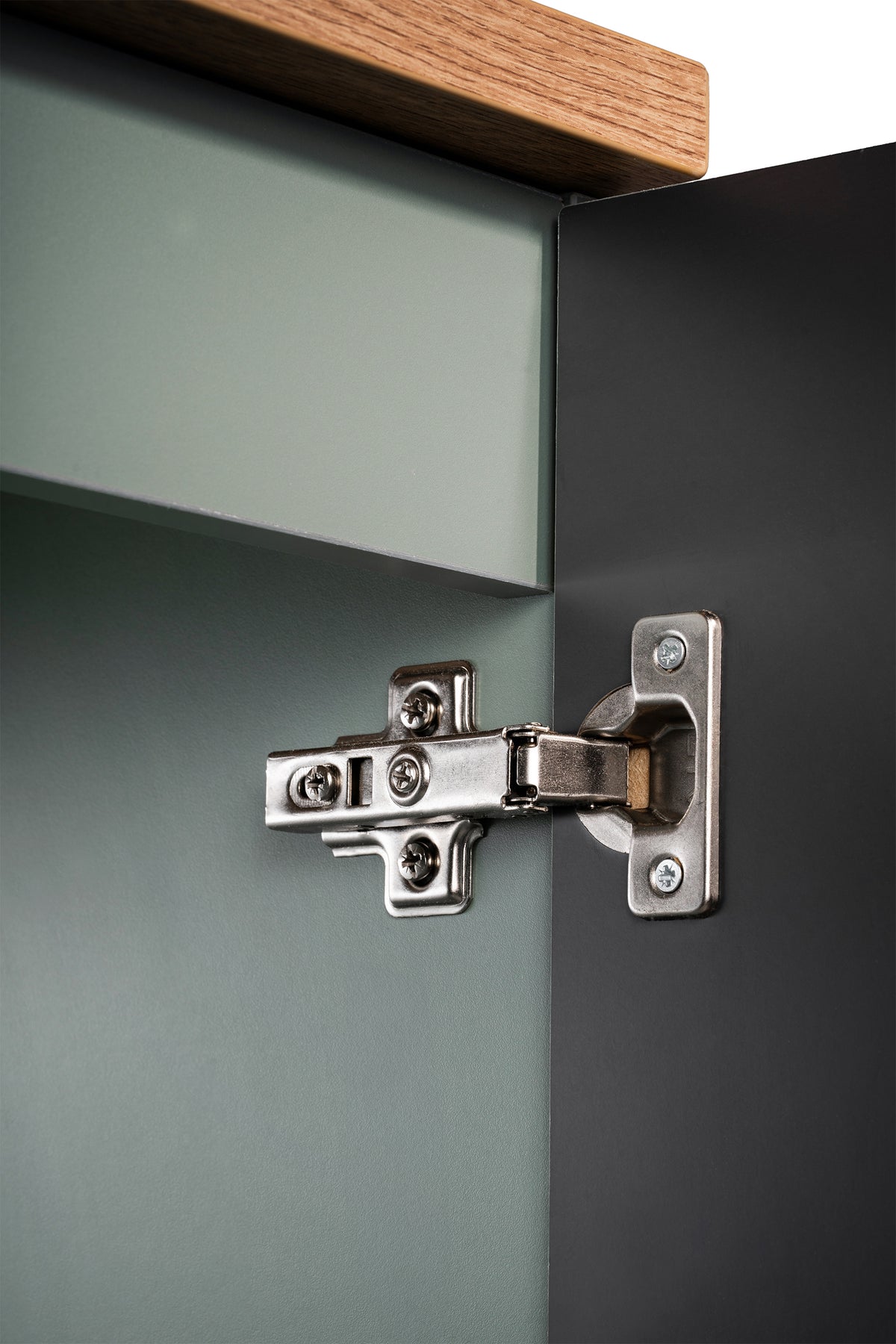 Line Reed Wall Cabinet 1 Door – Reed Green, 30 cm