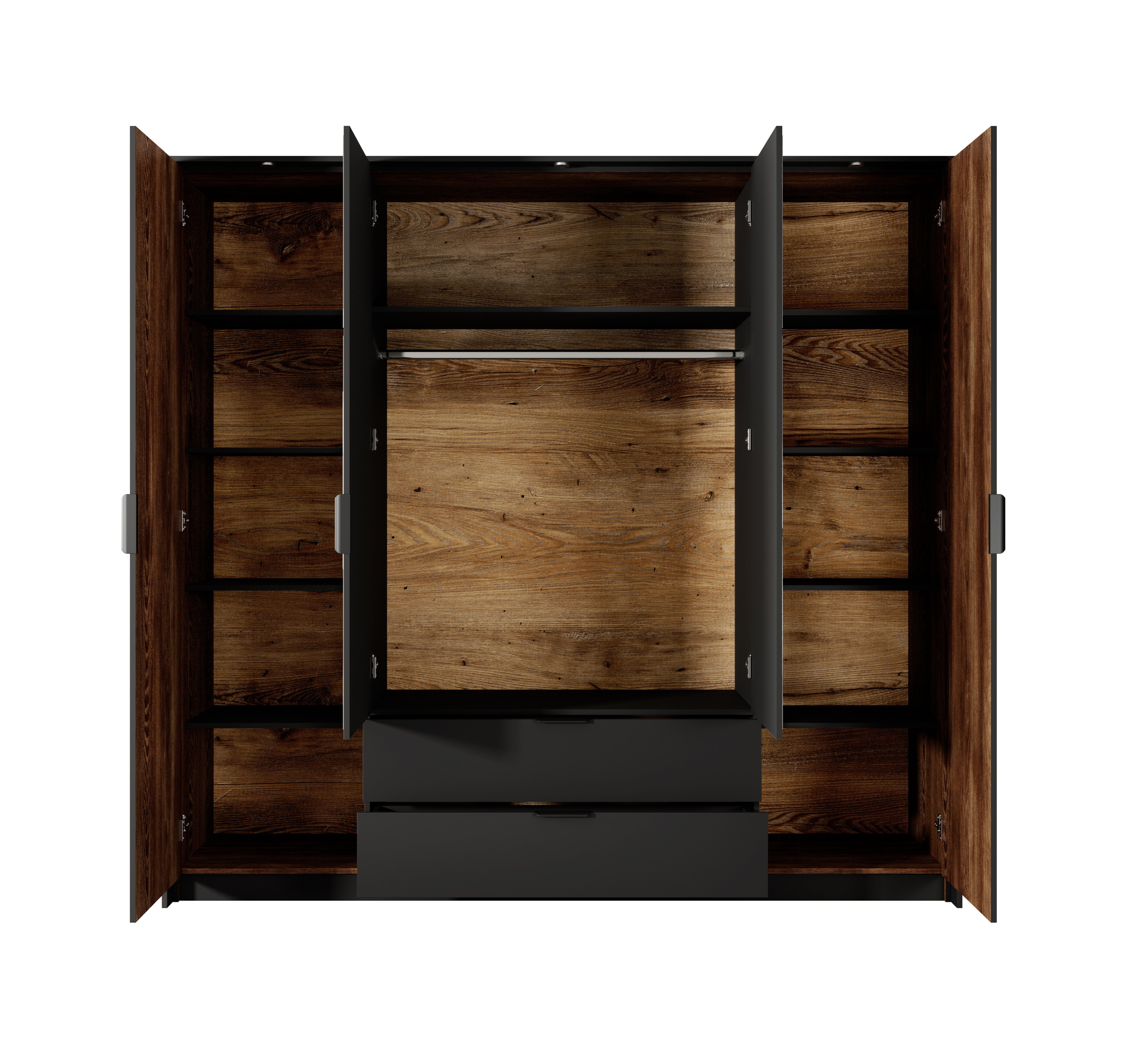 Lask Milton – 4-Door Wardrobe