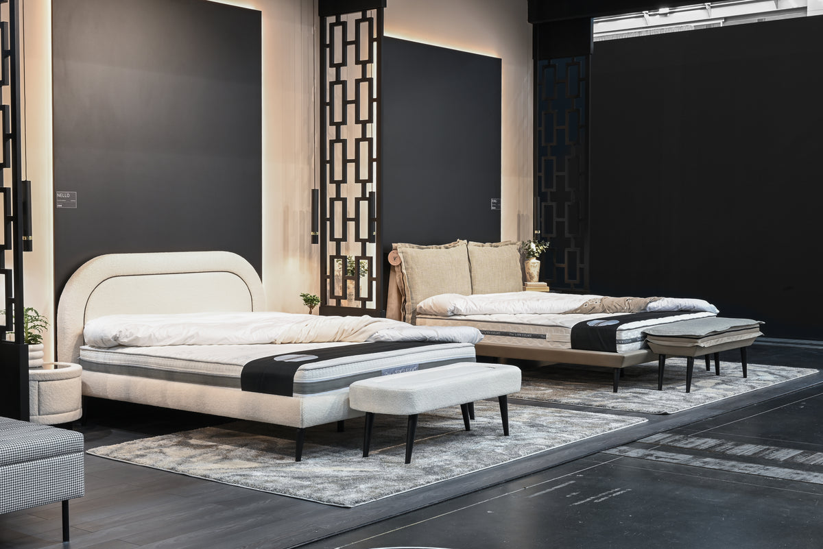 NELLO Upholstered Bed  140 /160 / 180 cm – Choose Your Configuration