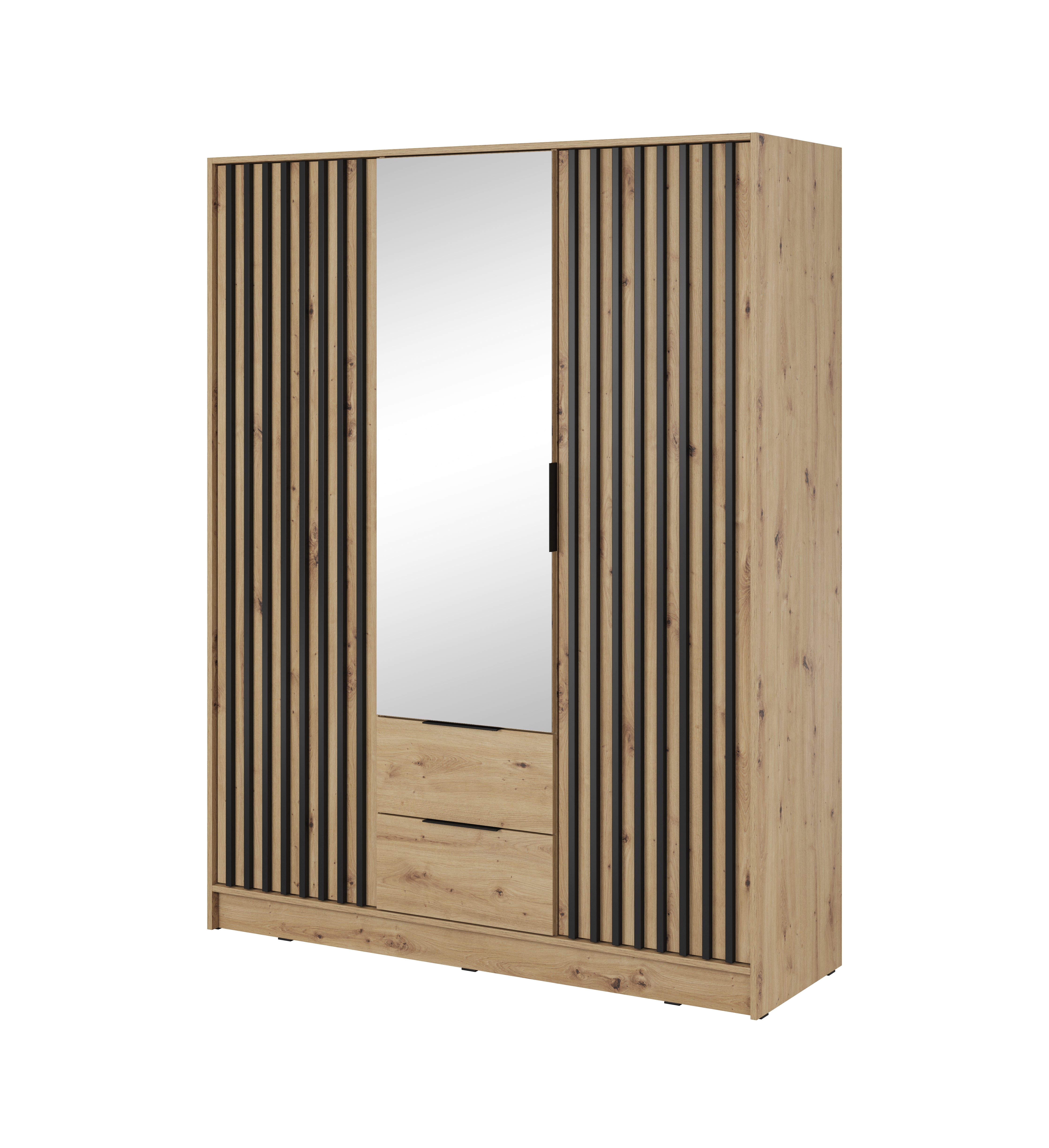 Nelly 3D Wardrobe with Mirror  Artisan