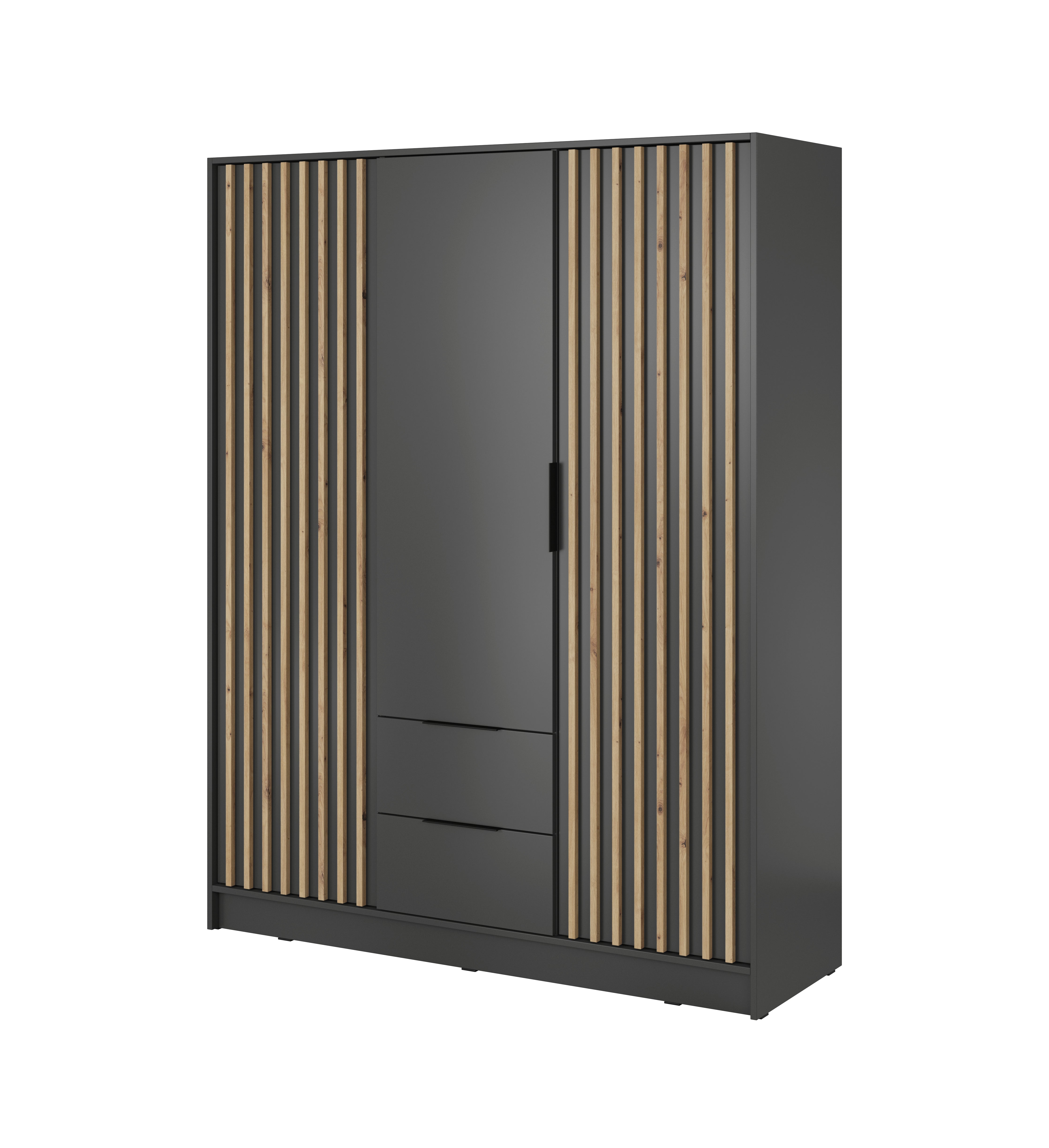 Nelly 3D Wardrobe Graphite