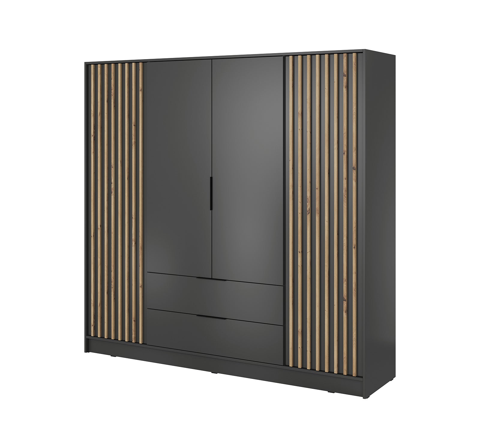 Nelly 4D Wardrobe Graphite