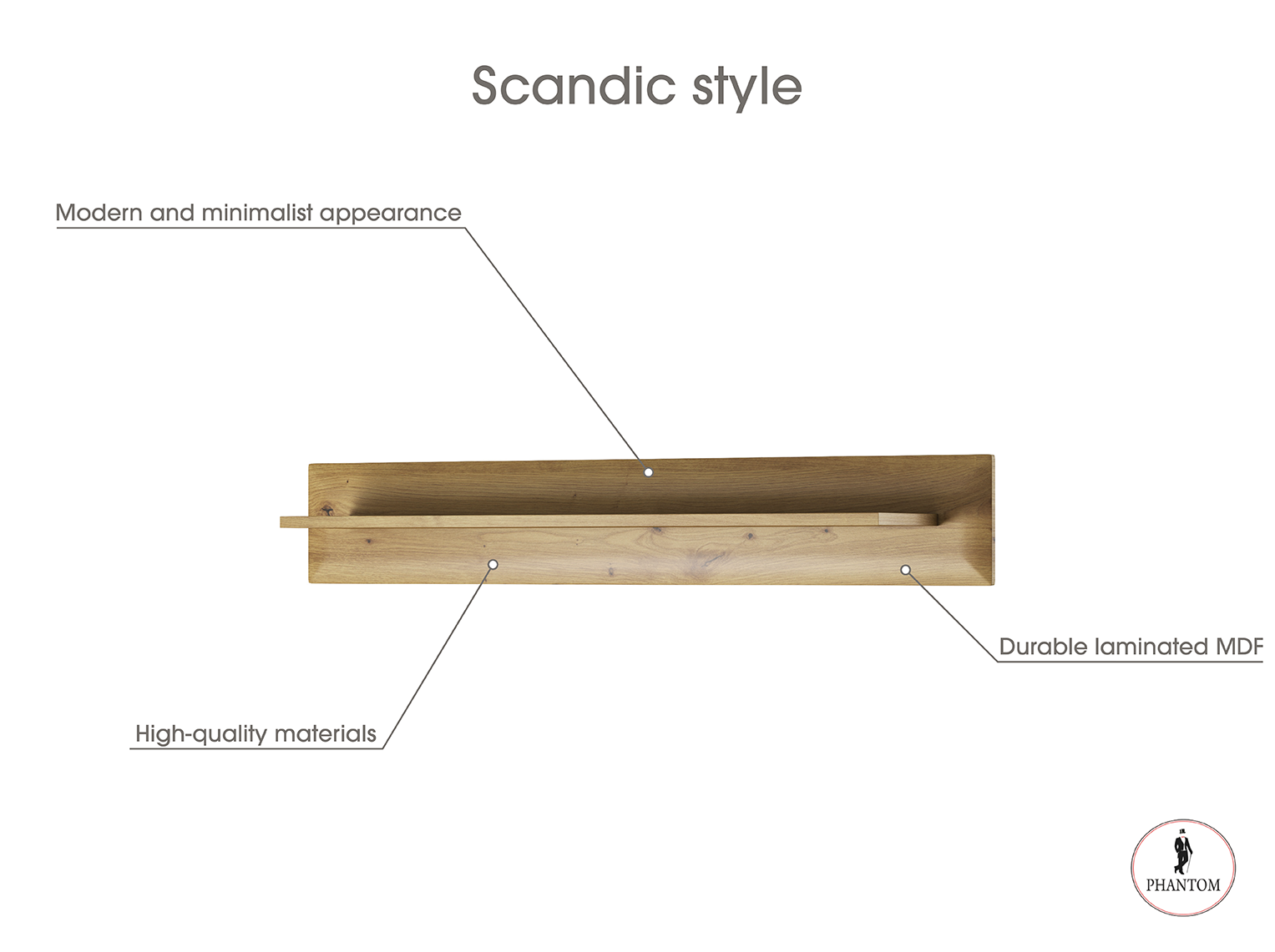 Nordi Shelf - Scandic style