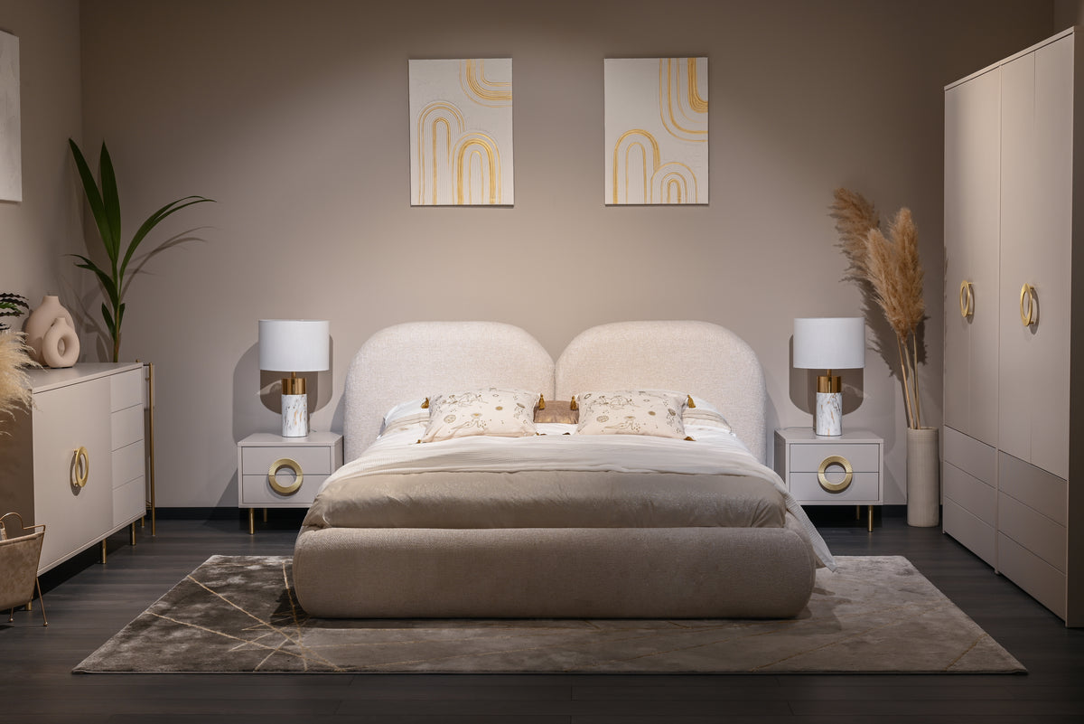 NUBO Upholstered Bed  160 / 180/ 200 cm – Choose Your Configuration