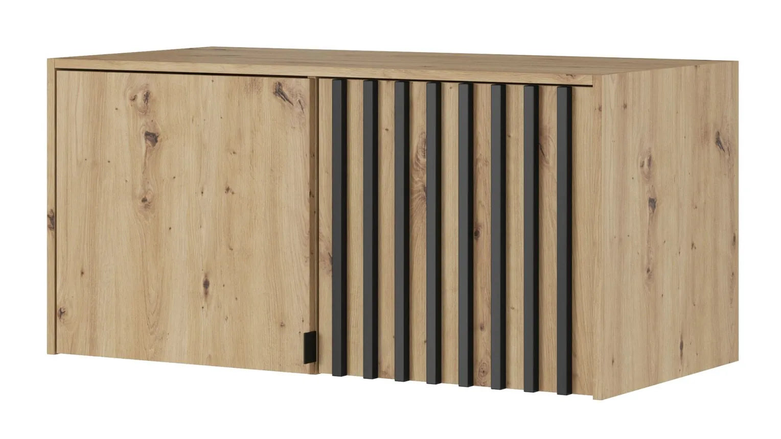Nelly 2D Wardrobe – Artisan Oak 105 cm With Mirror