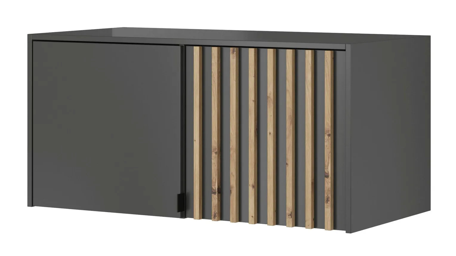 NELLY 2D WARDROBE EXTENSION GRAPHITE / ARTISAN SLATS