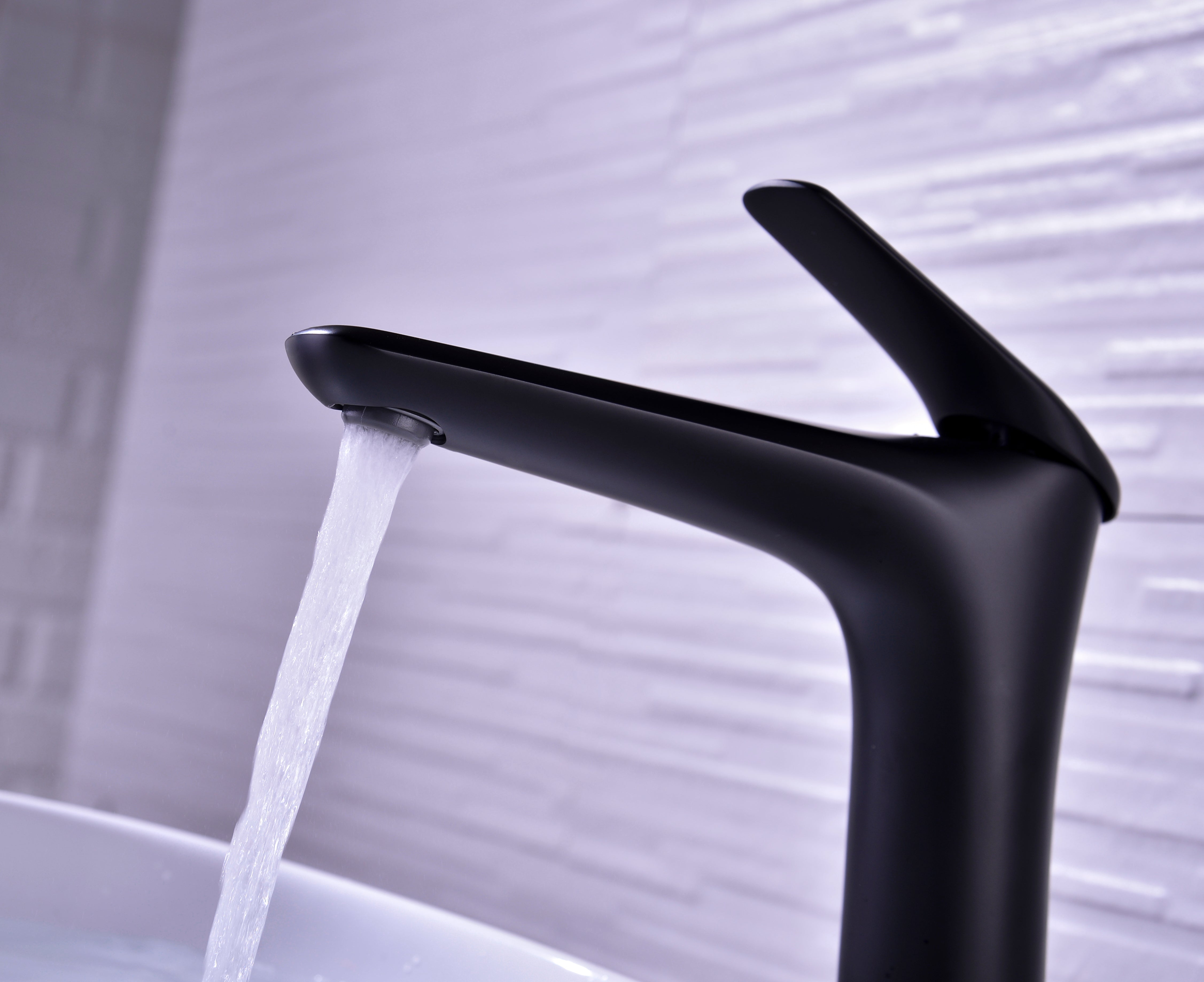 Niagara Tall Basin Mixer Tap – Matt Black, 86002B