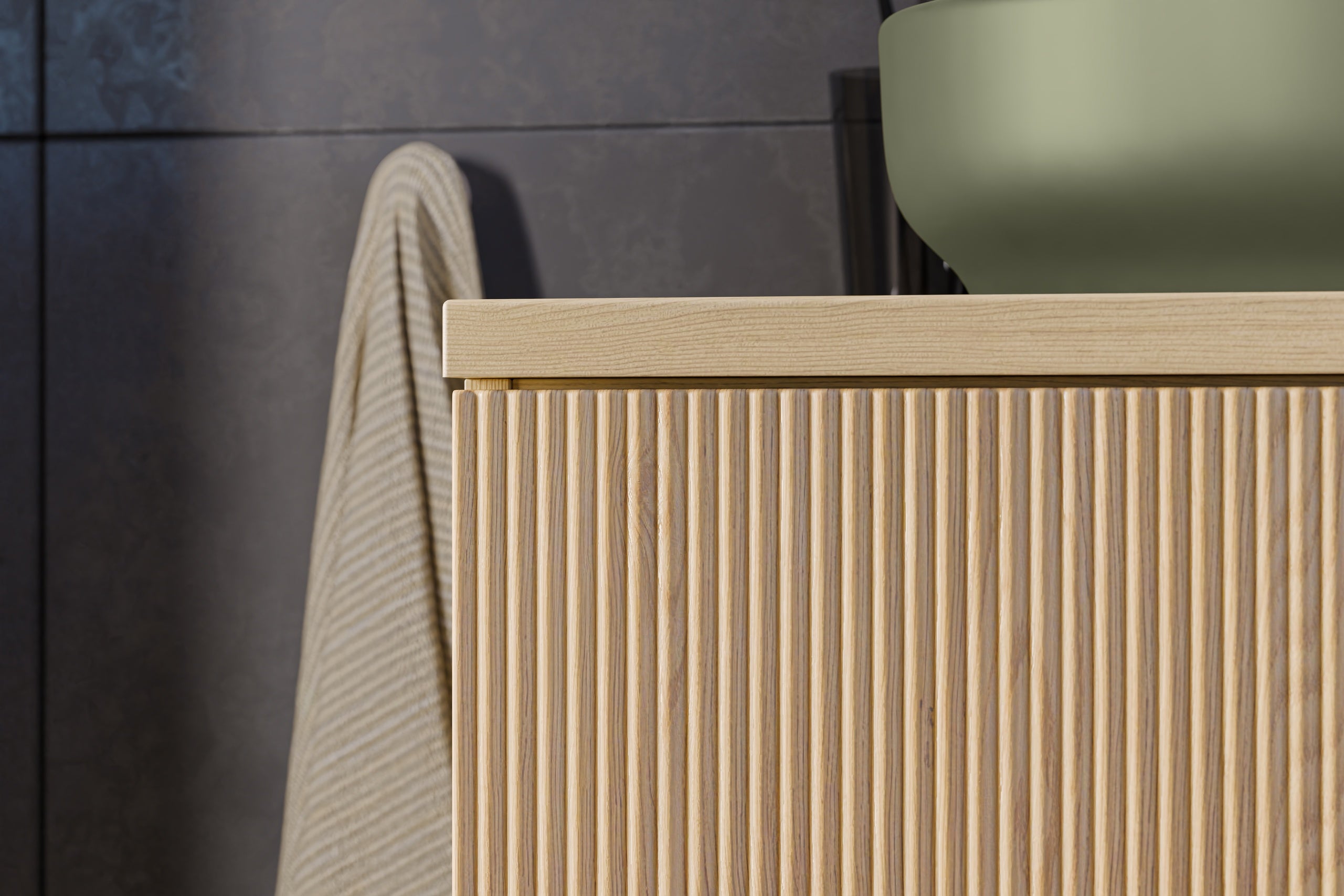 Nordic Cremona Tall Cabinet 2 Doors – Cremona Oak, 35x33.5x170 cm
