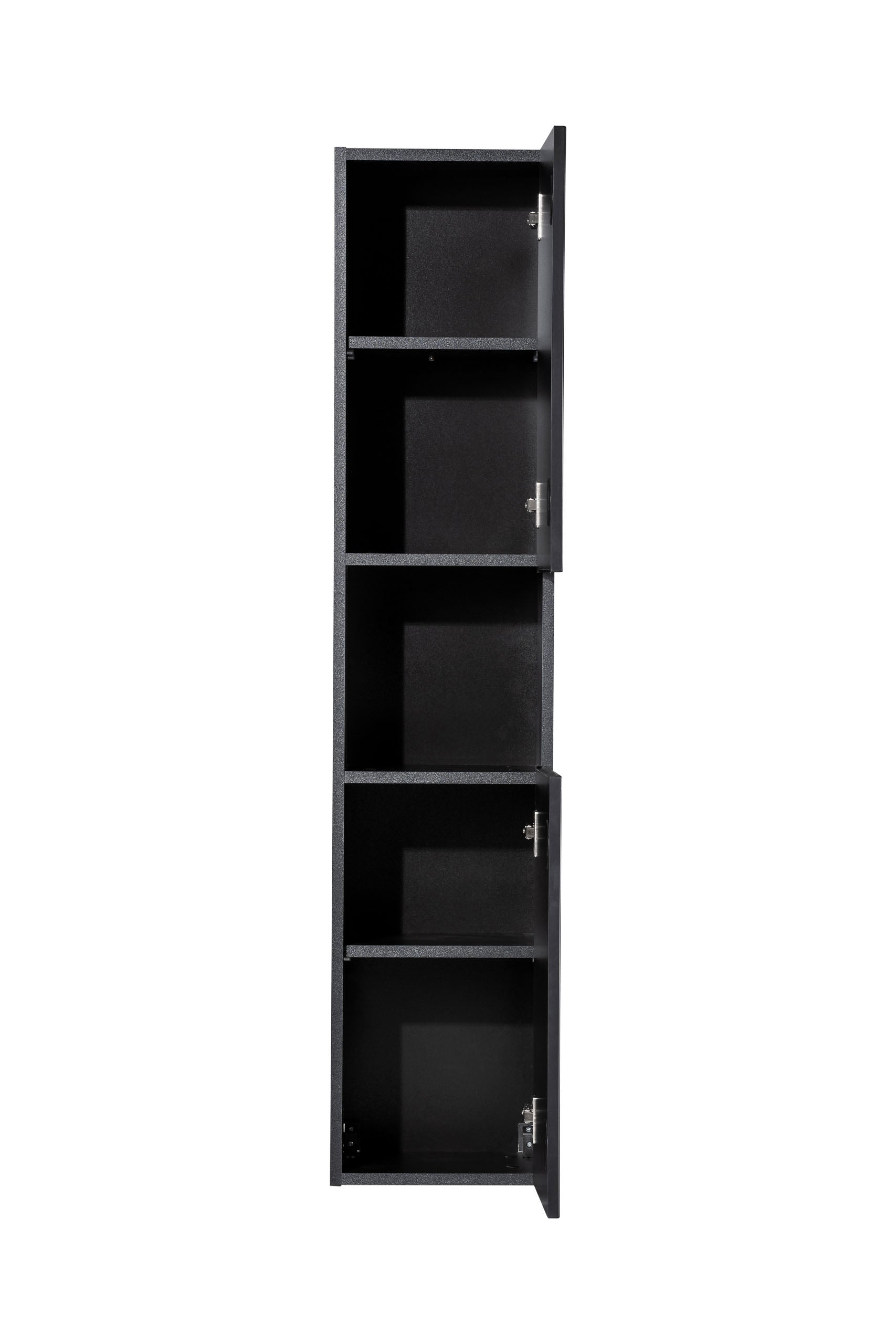 Nova Black Tall Cabinet 2 Doors – Black Matt, 30 cm
