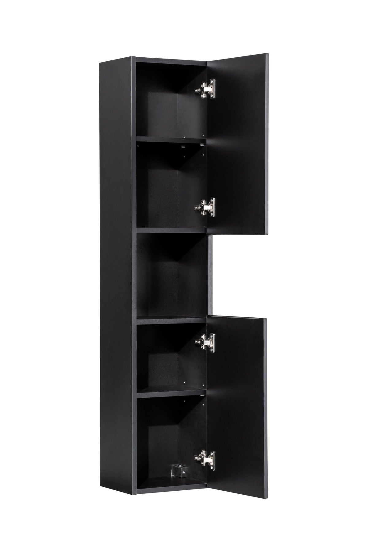 Nova Black Tall Cabinet 2 Doors – Black Matt, 30 cm