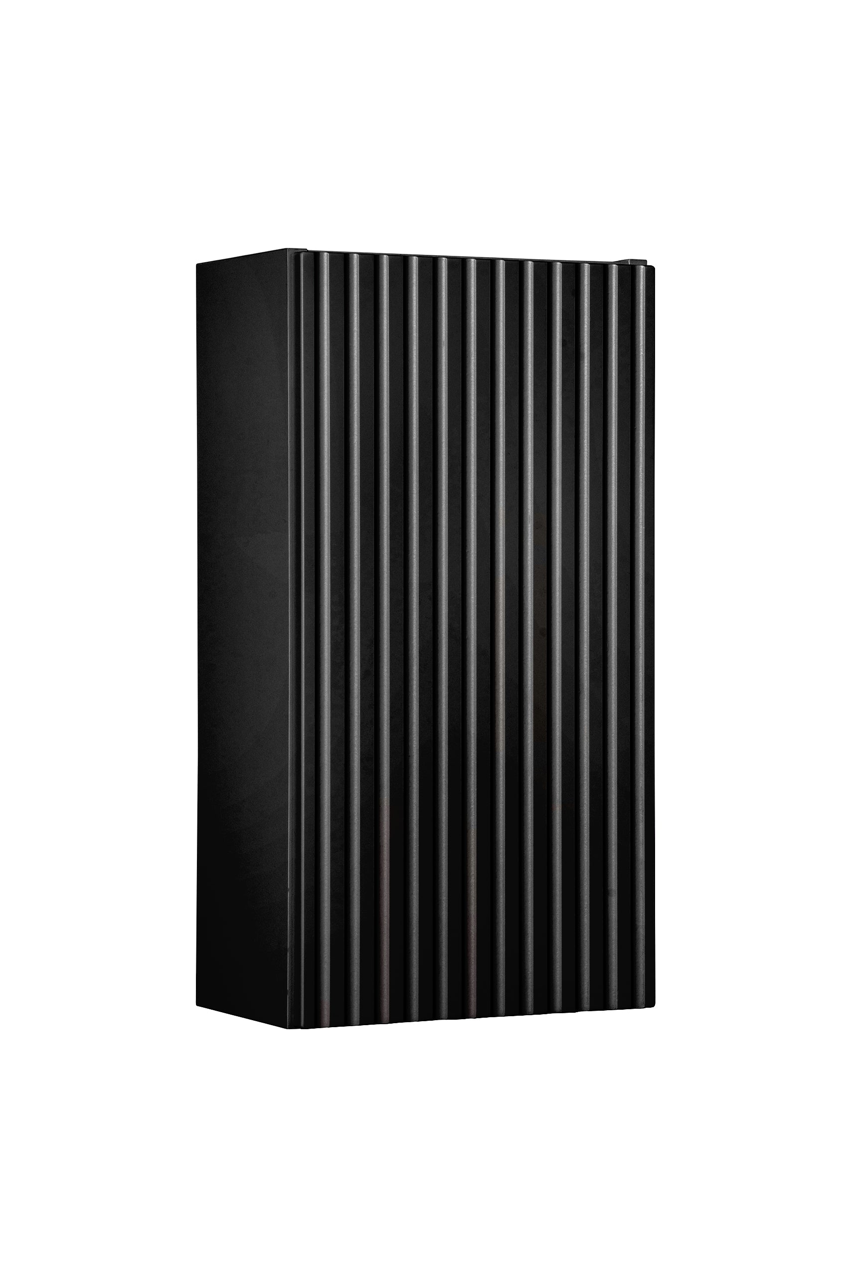 Nova Black Wall Cabinet 1 Door – Black Matt, 30 cm