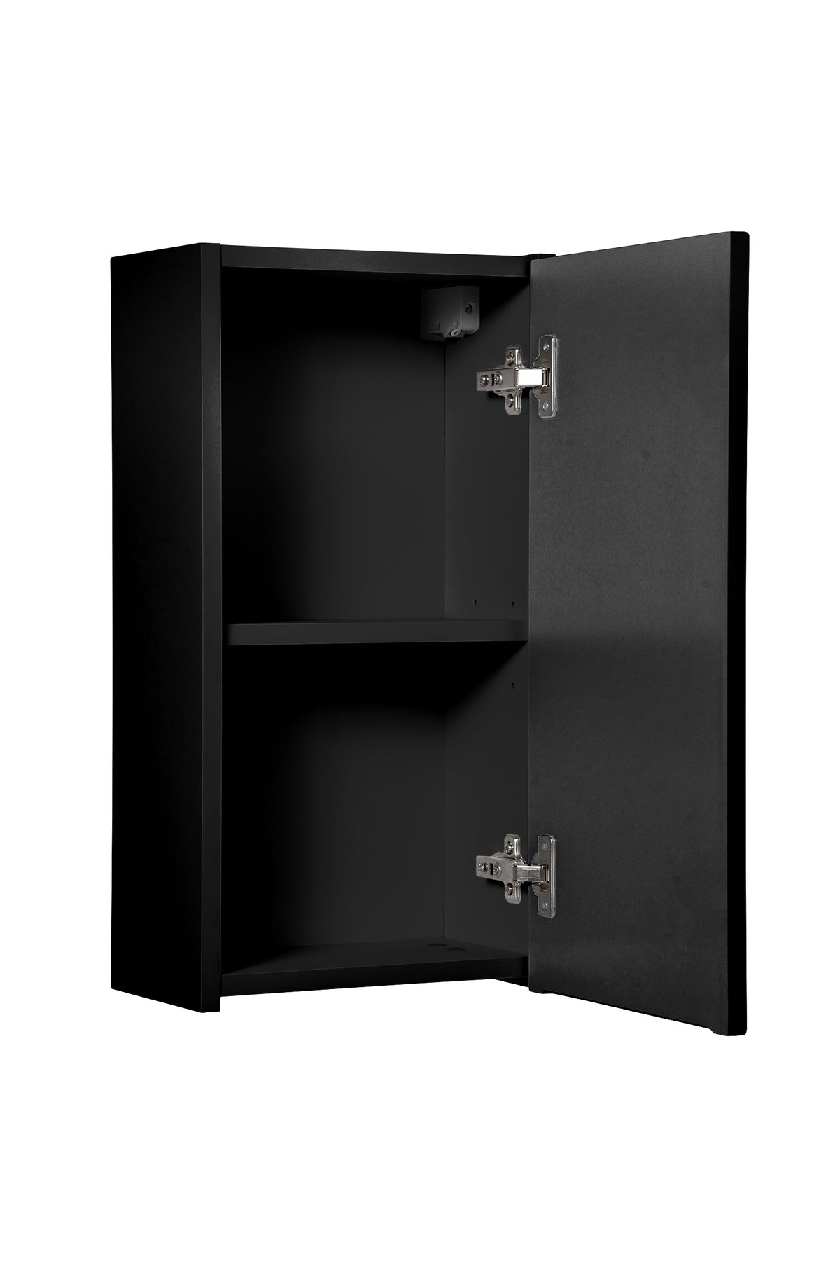 Nova Black Wall Cabinet 1 Door – Black Matt, 30 cm