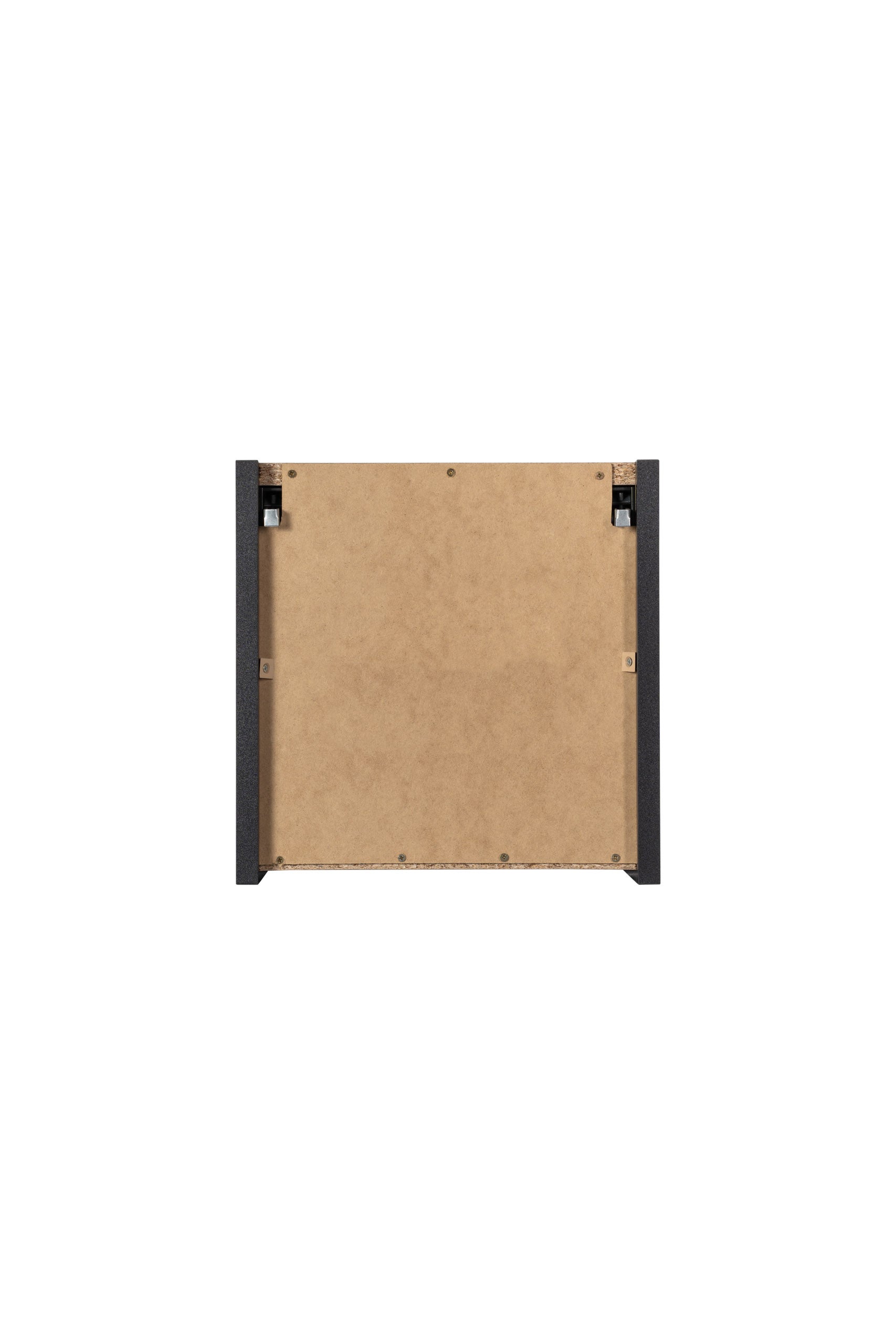 Nova Black Qubik Wall Cabinet 1 Door – Black Matt, 30×30 cm