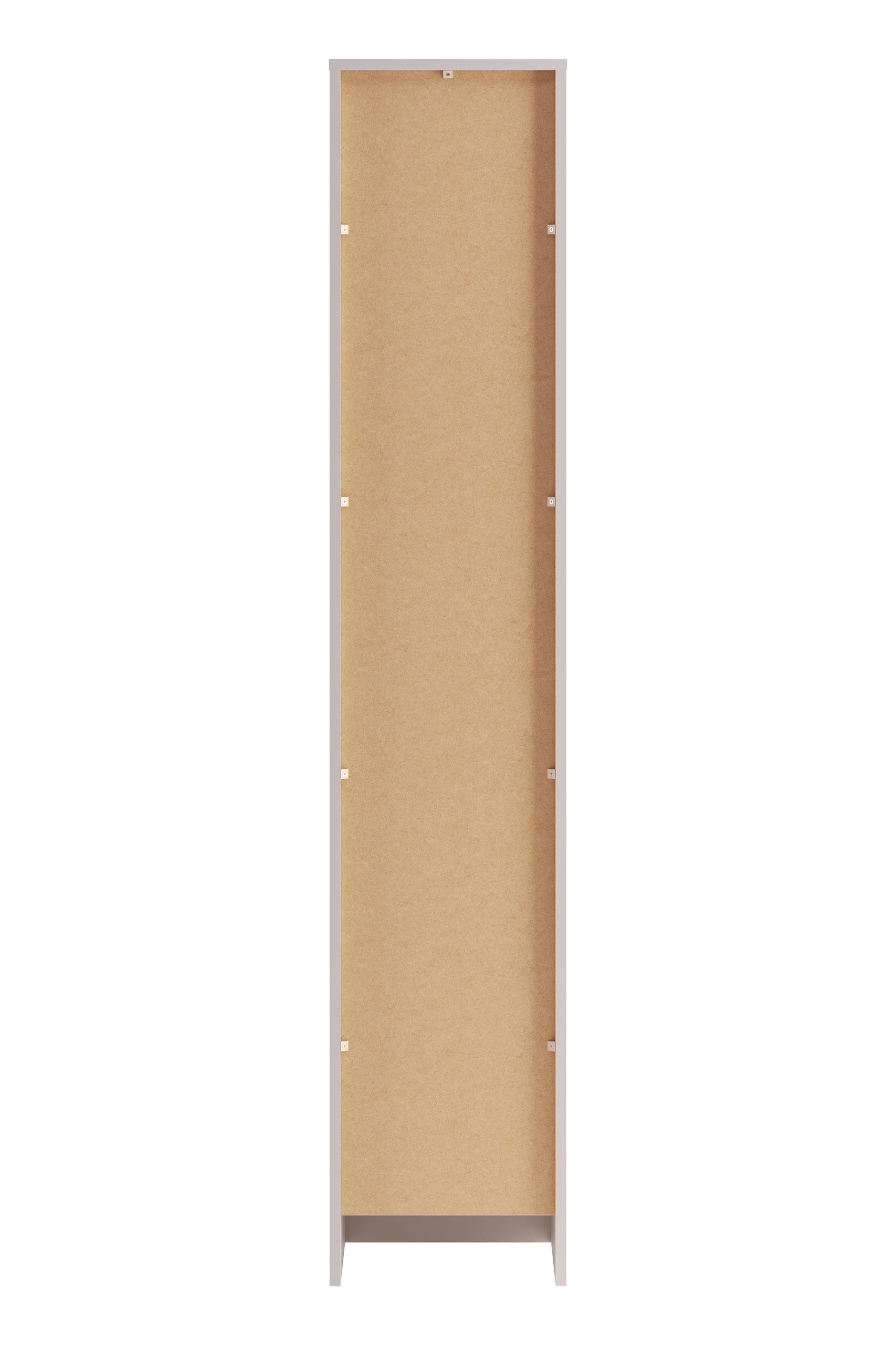 Nova Cashmere Tall Cabinet with Laundry Basket – Cashmere Matt, 35 cm