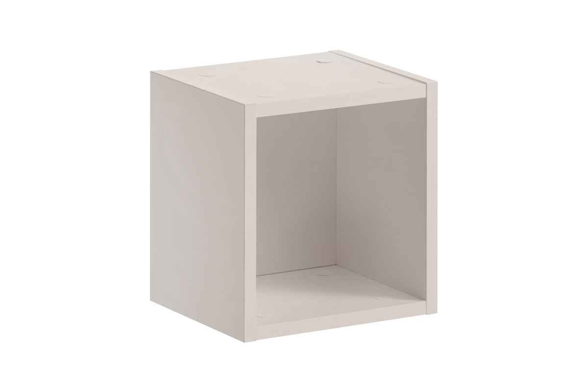 Nova Cashmere Qubik Open Wall Shelf – Cashmere Matt, 27 cm