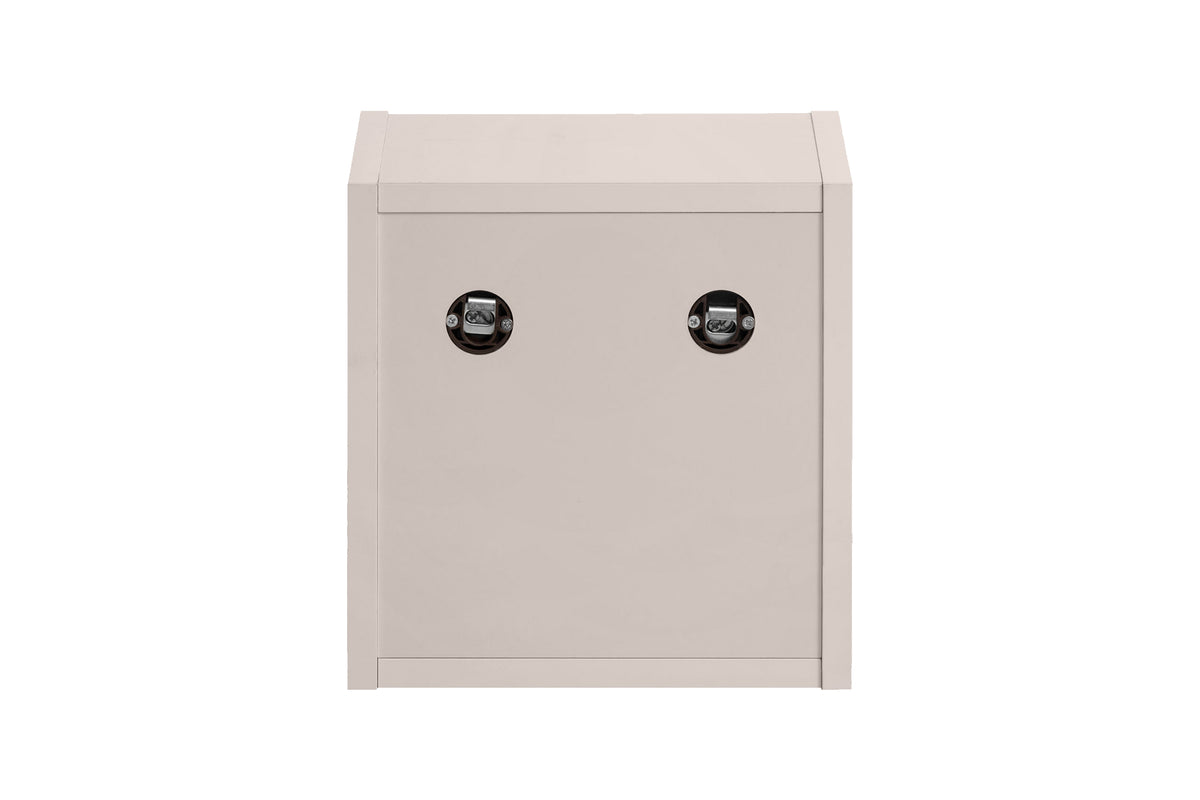 Nova Cashmere Qubik Open Wall Shelf – Cashmere Matt, 27 cm