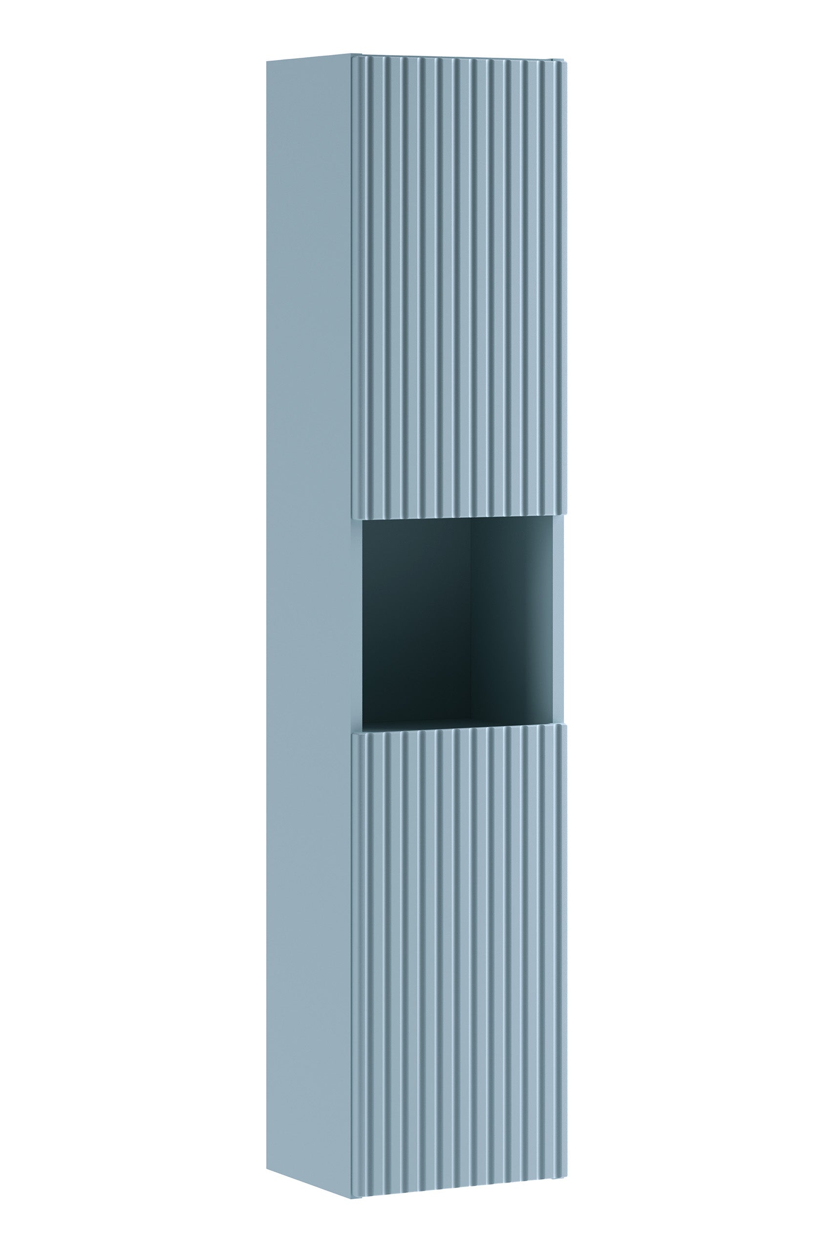 Nova Denim Tall Cabinet 2 Doors – Denim Blue, 30 cm