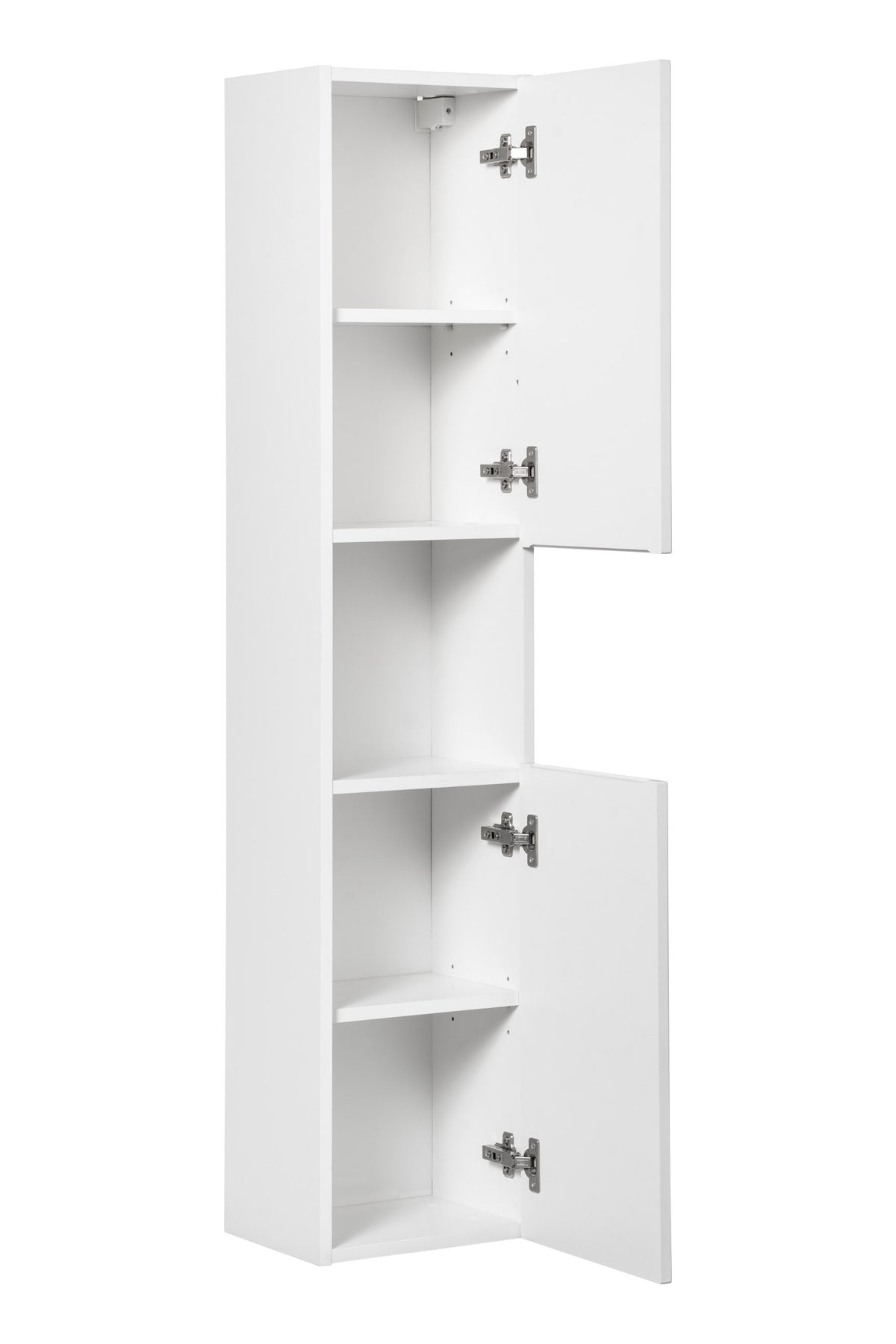 Nova White Tall Cabinet 2 Doors – White Matt, 30 cm