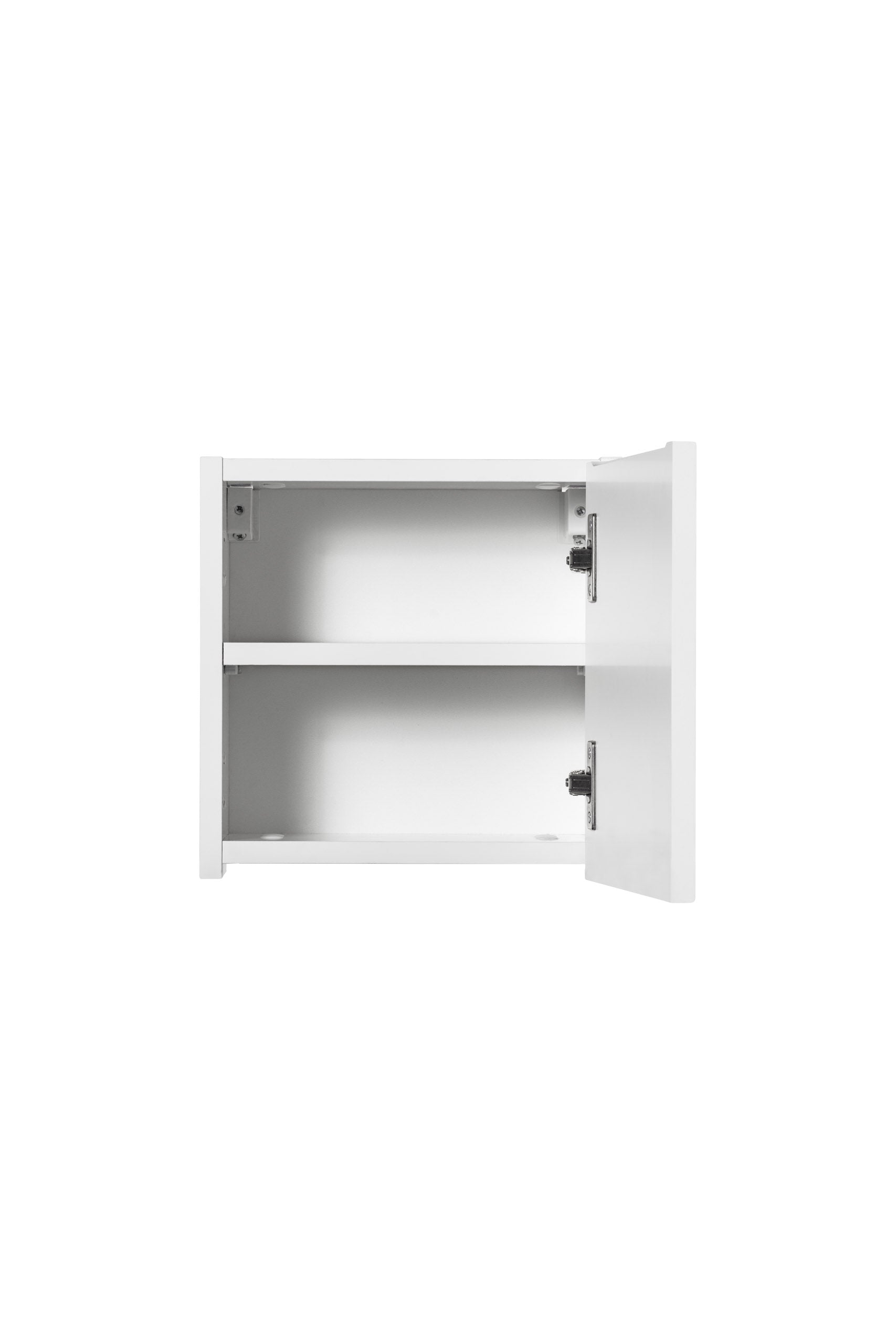 Nova White Qubik Wall Cabinet 1 Door – White Matt, 30×30 cm