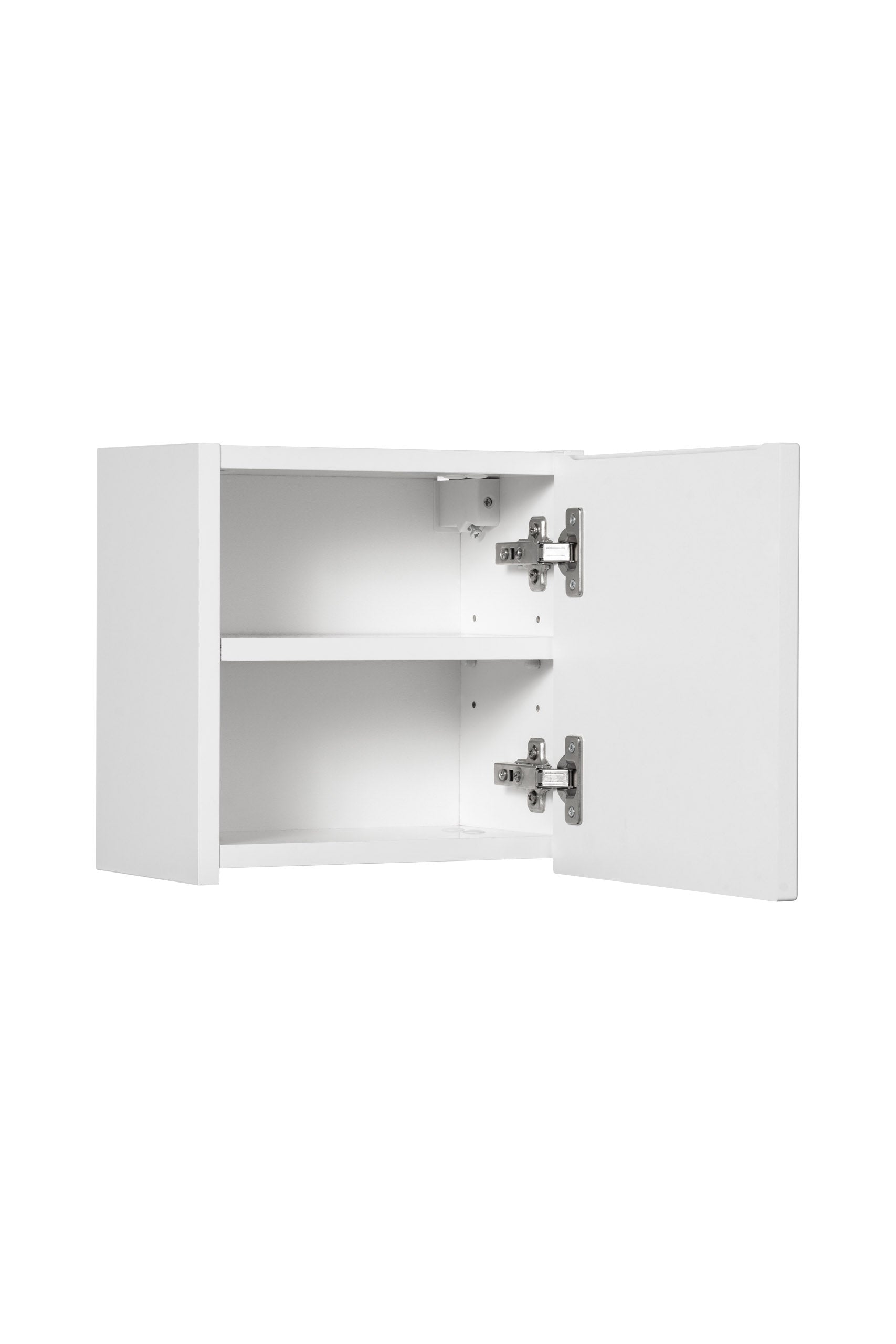 Nova White Qubik Wall Cabinet 1 Door – White Matt, 30×30 cm