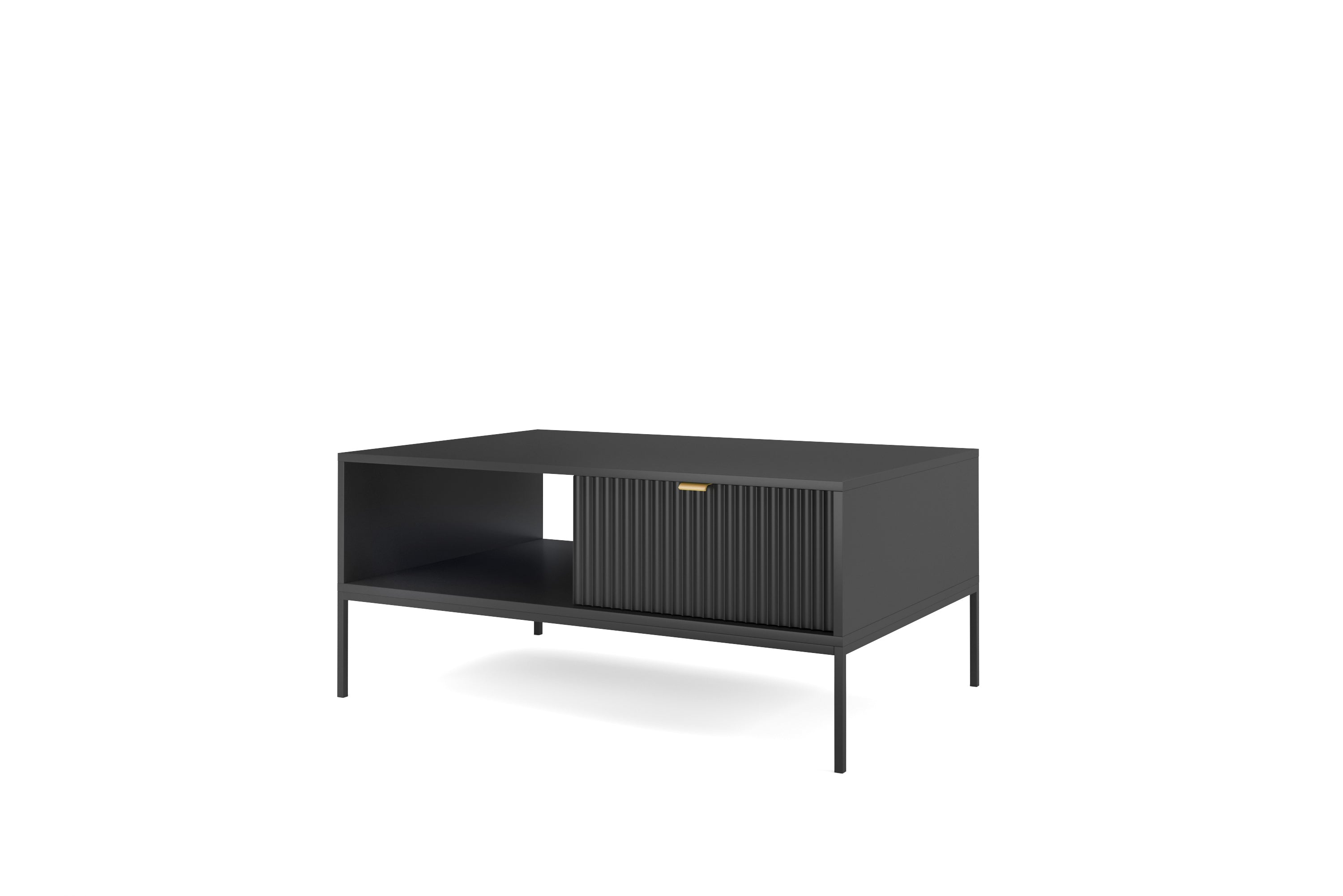 Nova Coffee Table Black - Modern Design and Practical Functionality