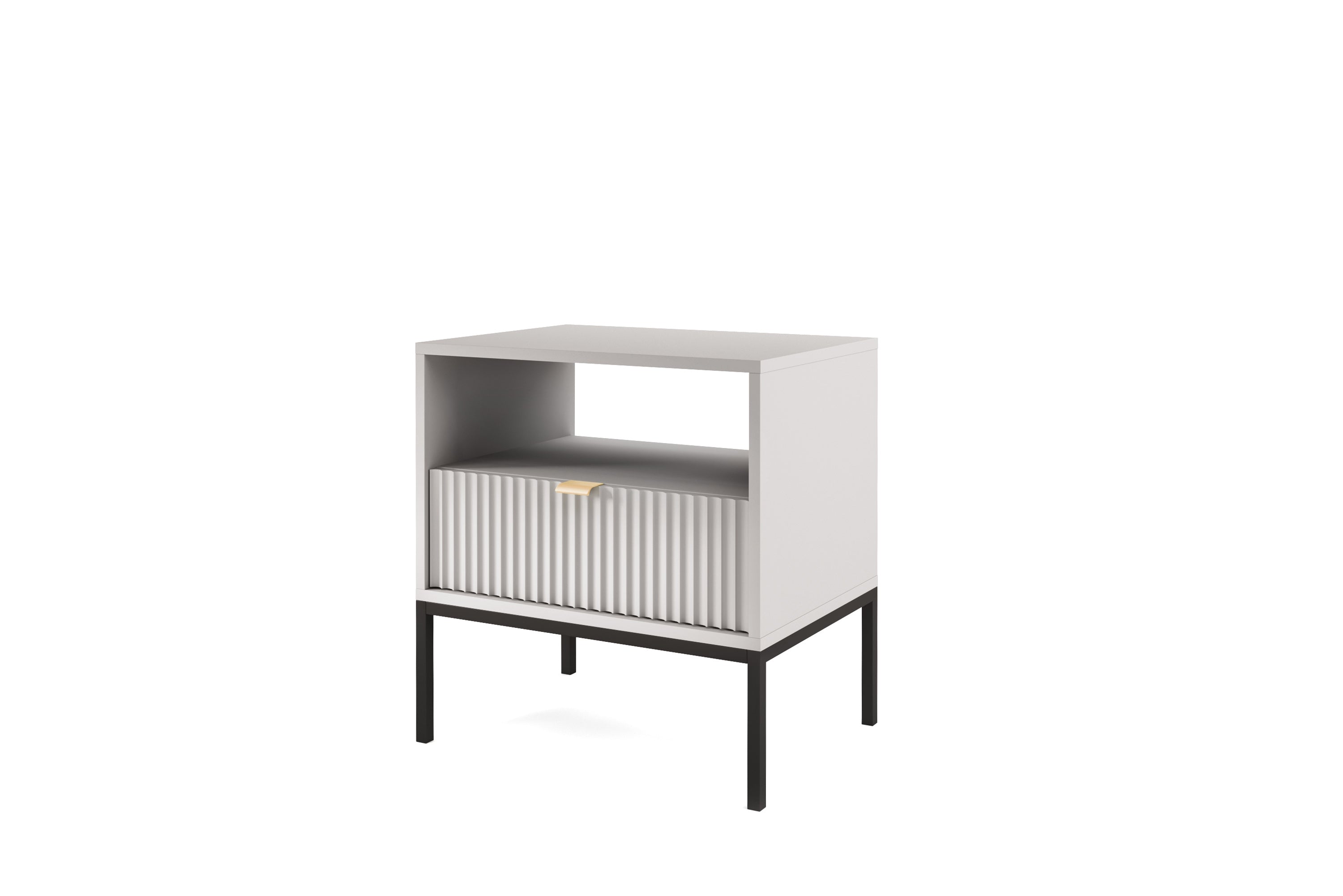 Nova Nightstand Gray - Modern Elegance for Your Bedroom