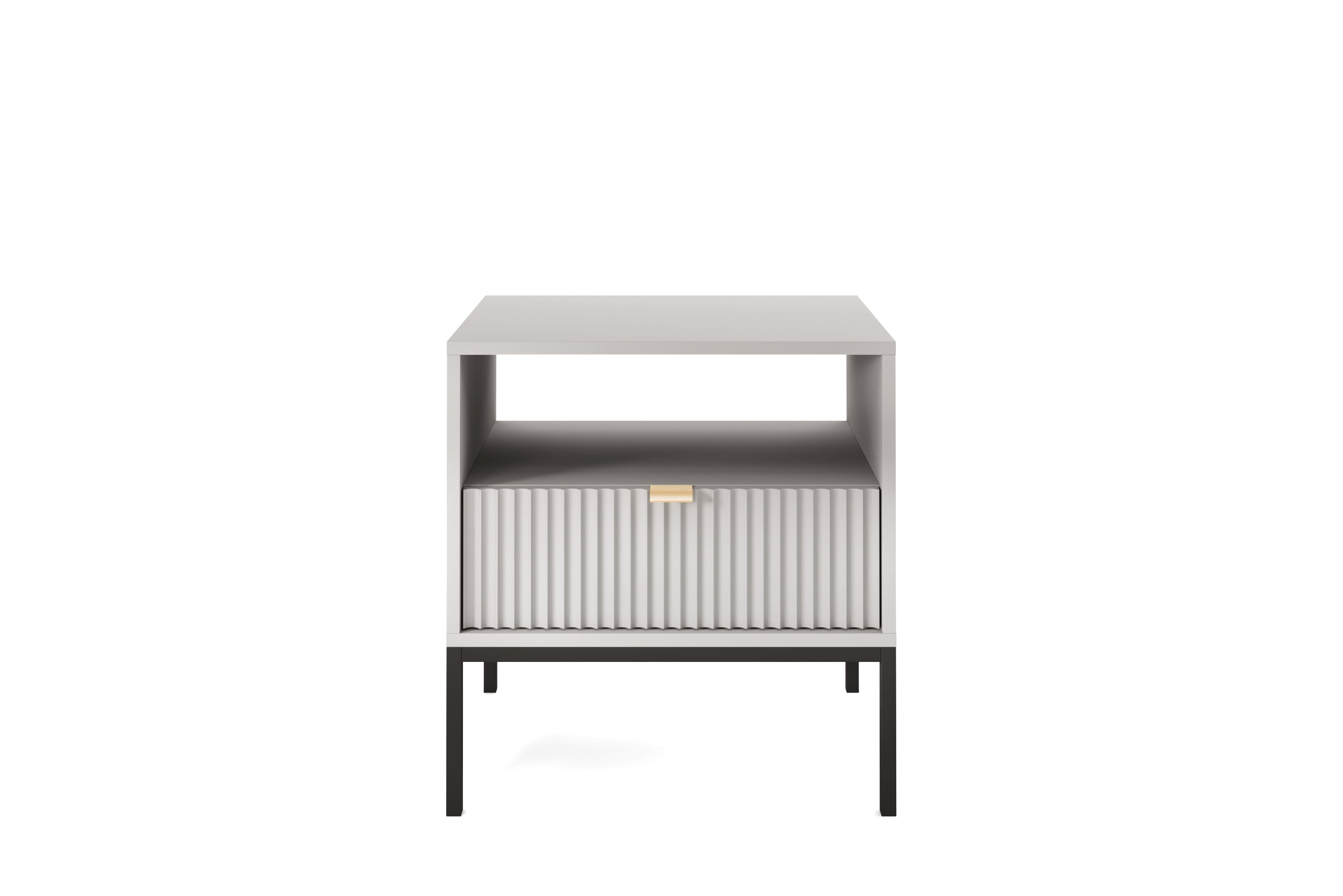 Nova Nightstand Gray - Modern Elegance for Your Bedroom