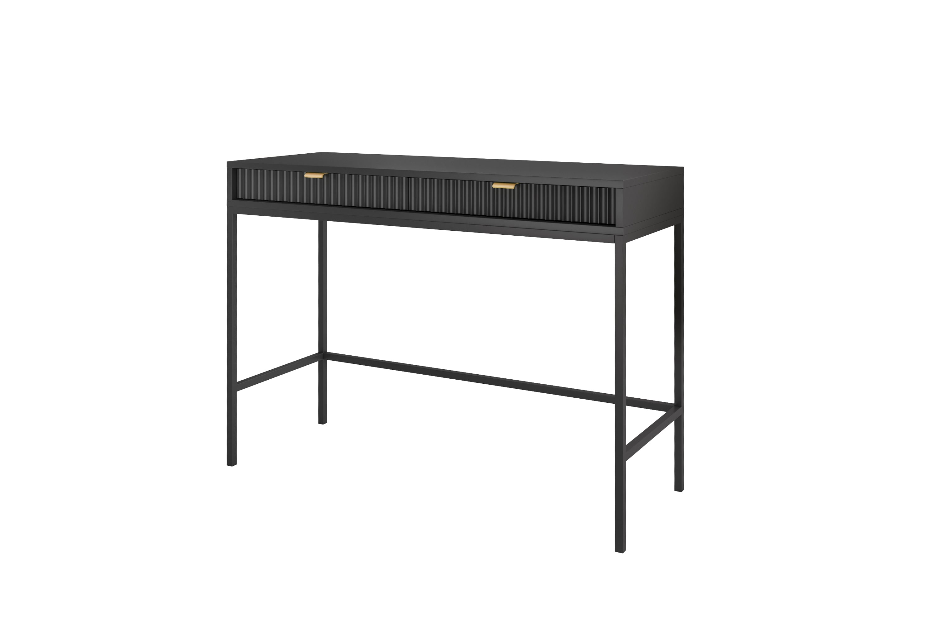 Nova Vanity Table Black - A Fusion of Modern Elegance and Practical Storage