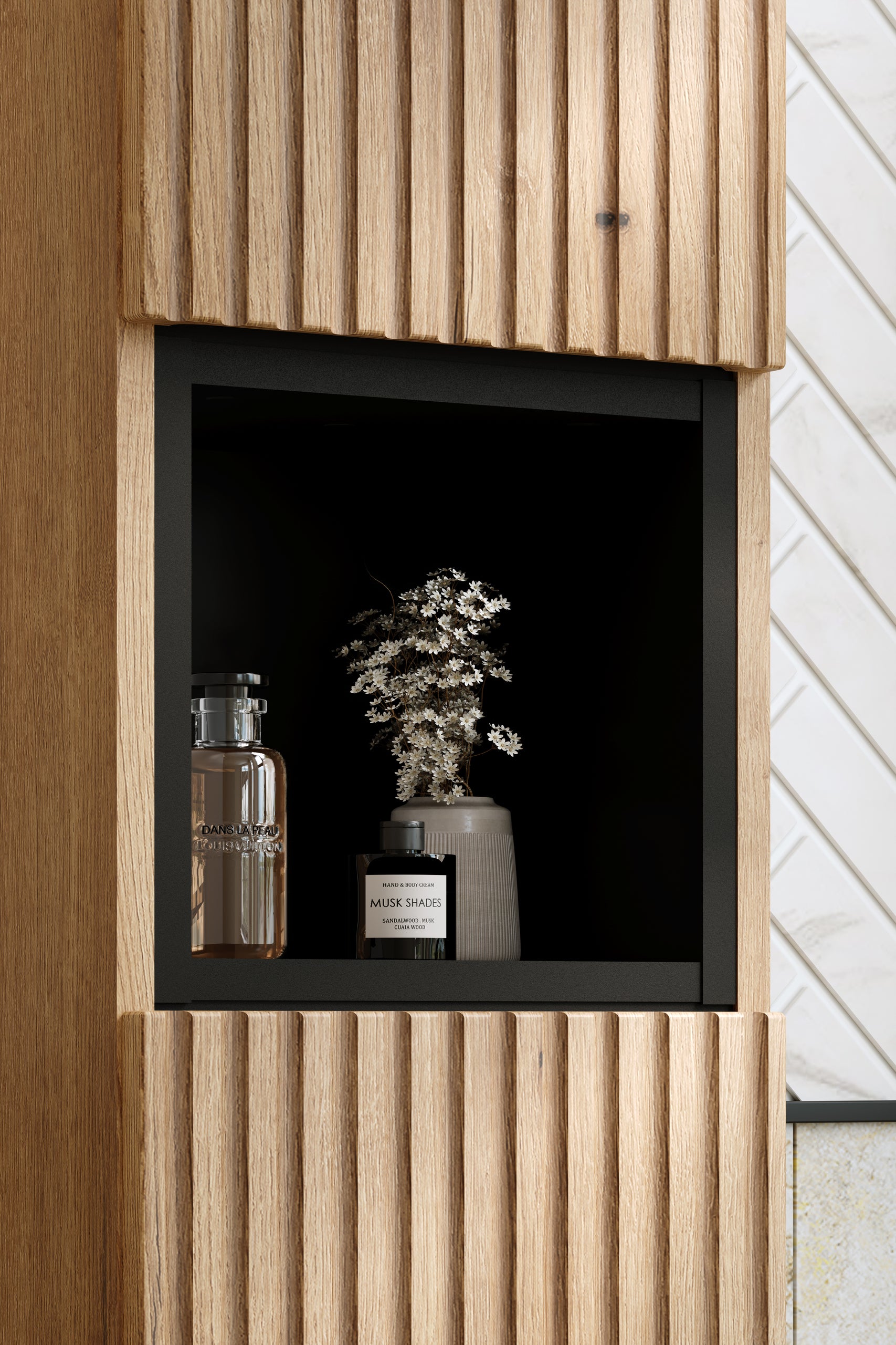 Nova Coast Evoke Tall Cabinet 2 Doors – Coast Evoke Oak, 30 cm