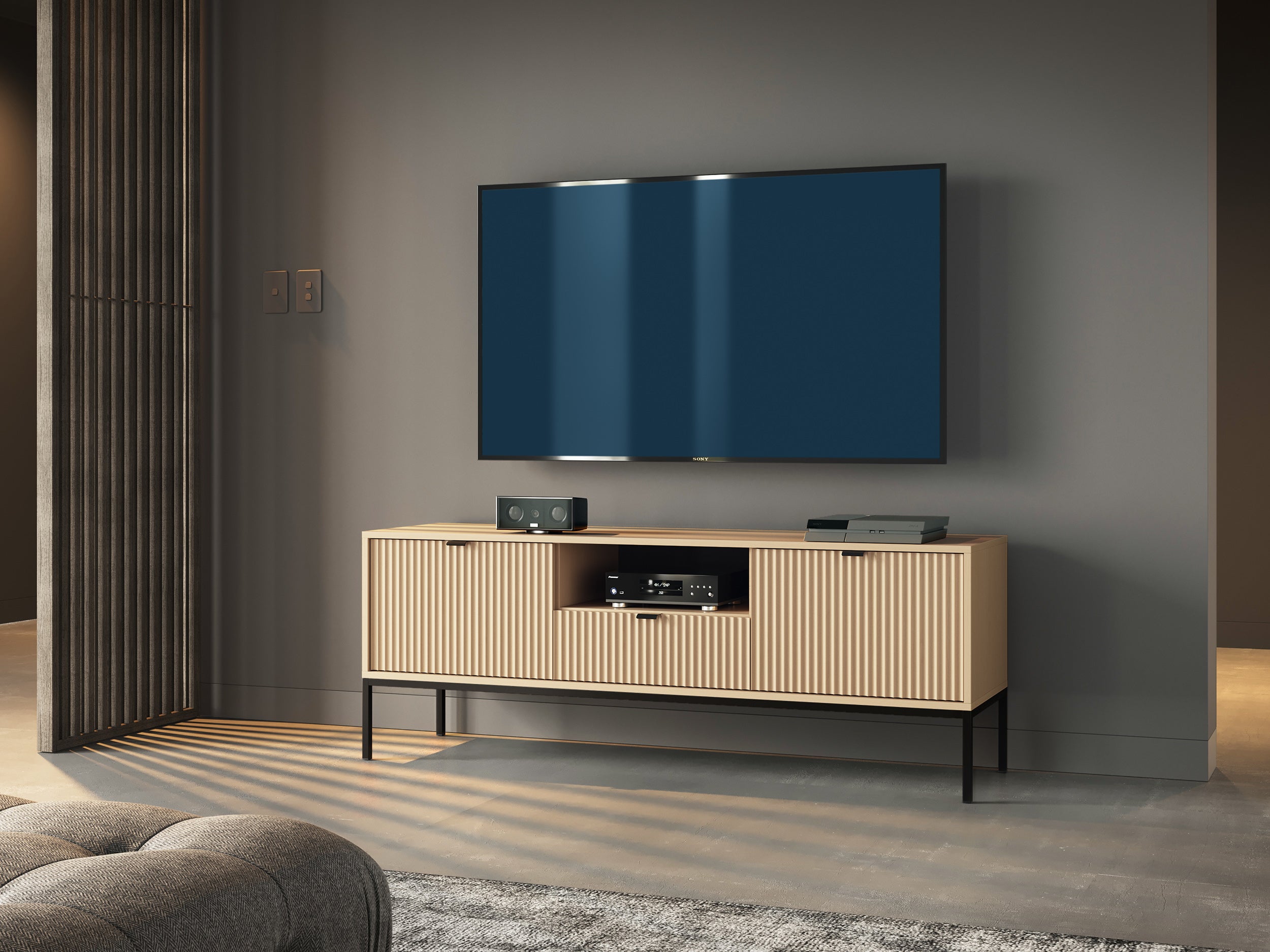 Nova TV STAND Vincenz’s oak  - Modern Design and Versatile Style in a Sleek TV Cabinet