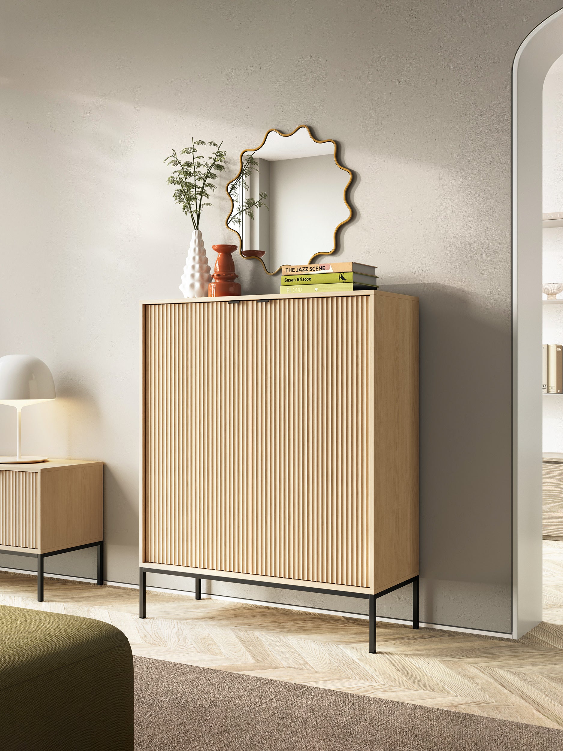Nova Dresser Vincenz’s oak  - Modern Design with Two Door
