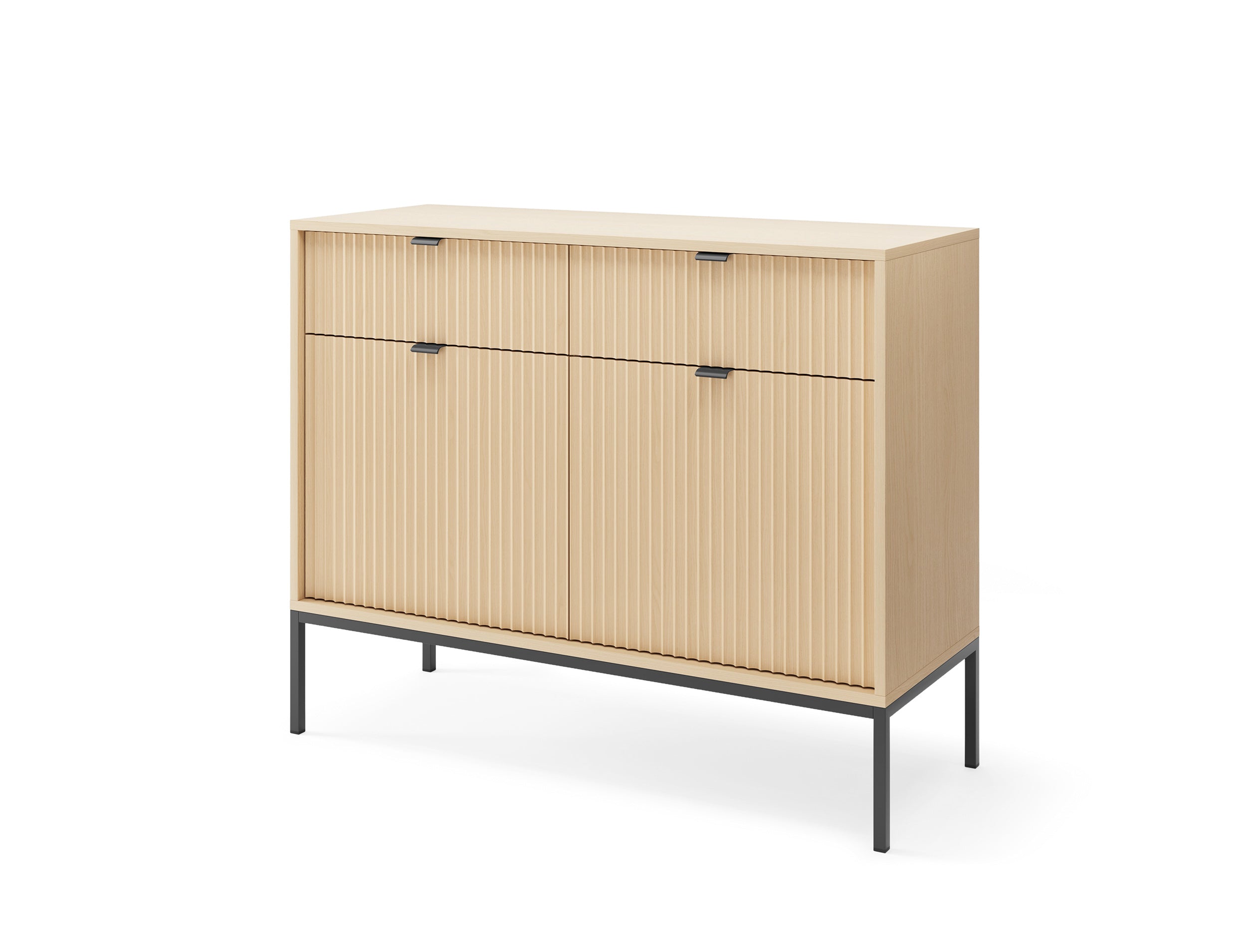Nova Dresser Vincenz’s oak - Modern Design with Two Doors and Two Drawers