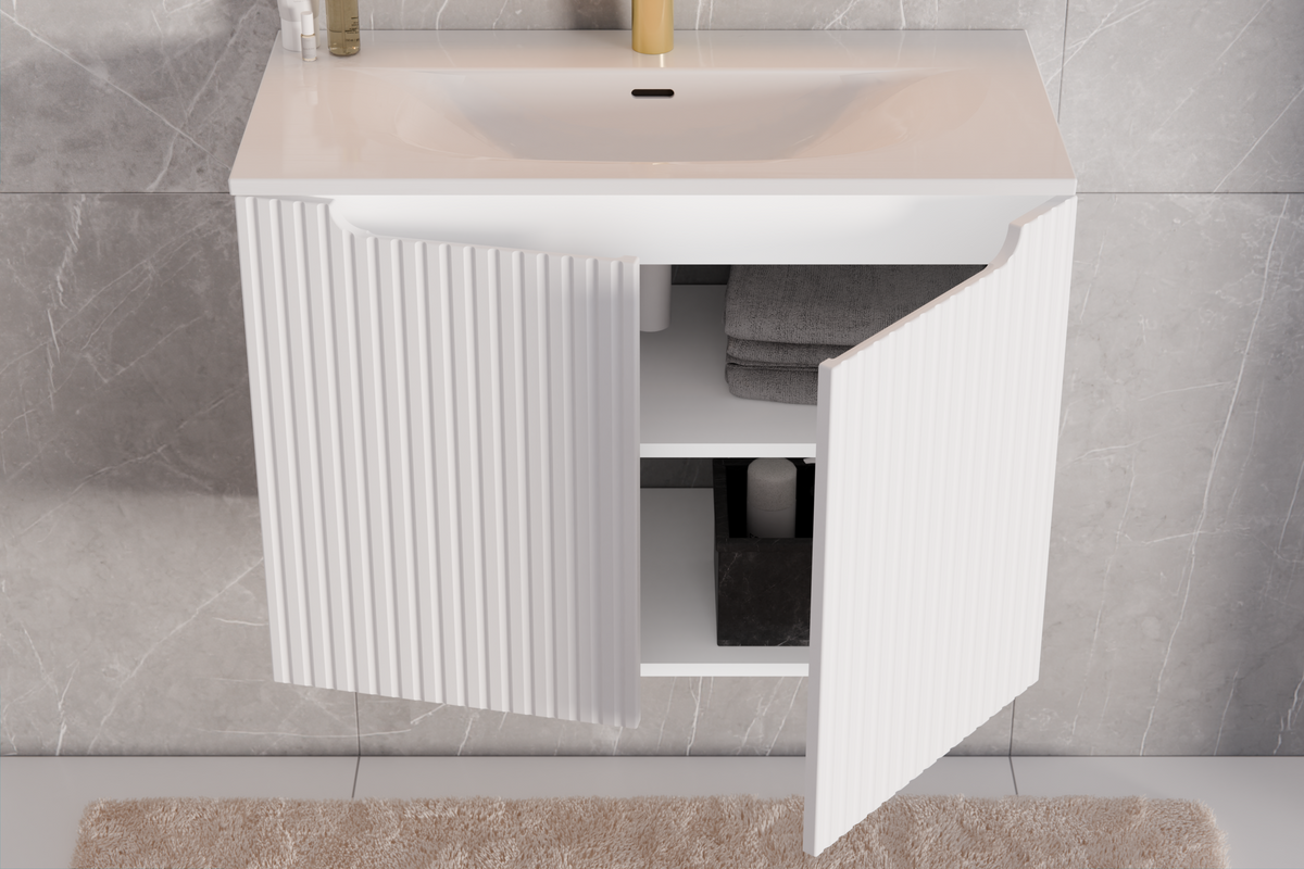 Nova White Vanity Unit Set 50 / 60 / 80 / 120 / 140 cm – Configure Your Bathroom