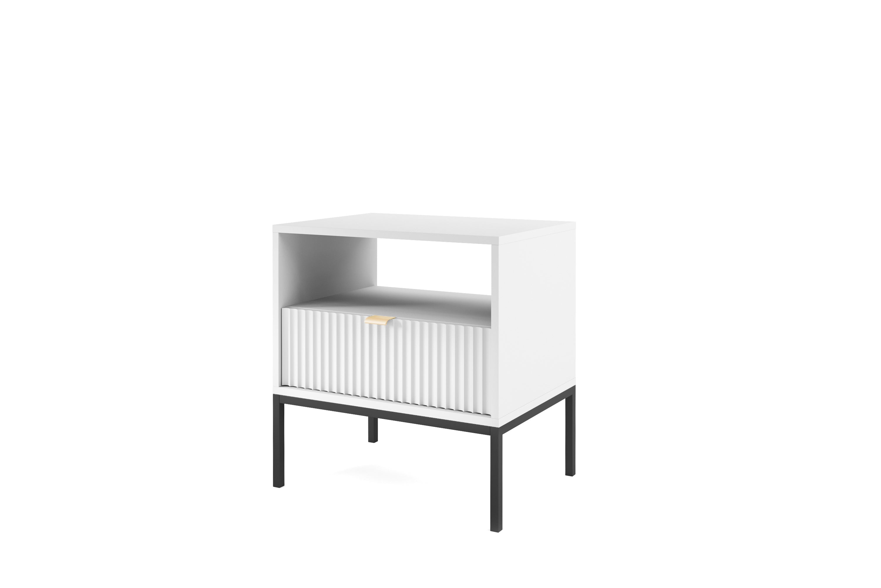 Nova Nightstand White - Modern Elegance for Your Bedroom