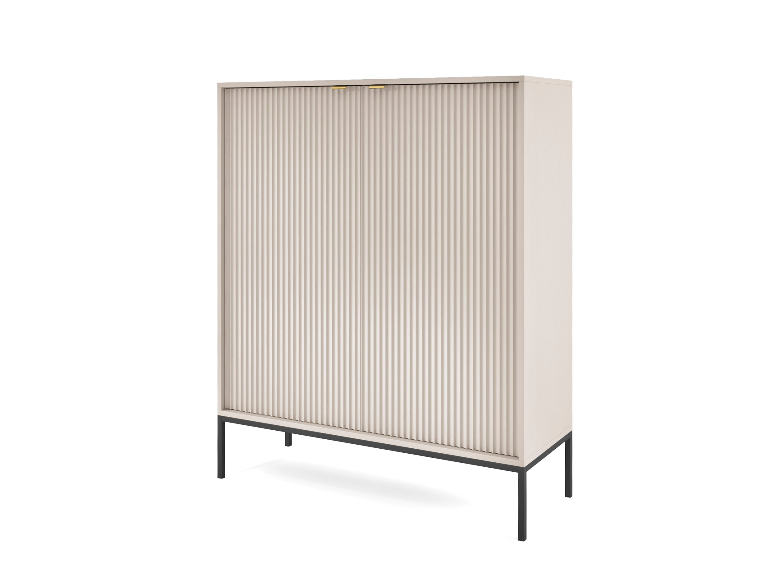 Nova Dresser Cashmere - Modern Design with Two Push to Open Door