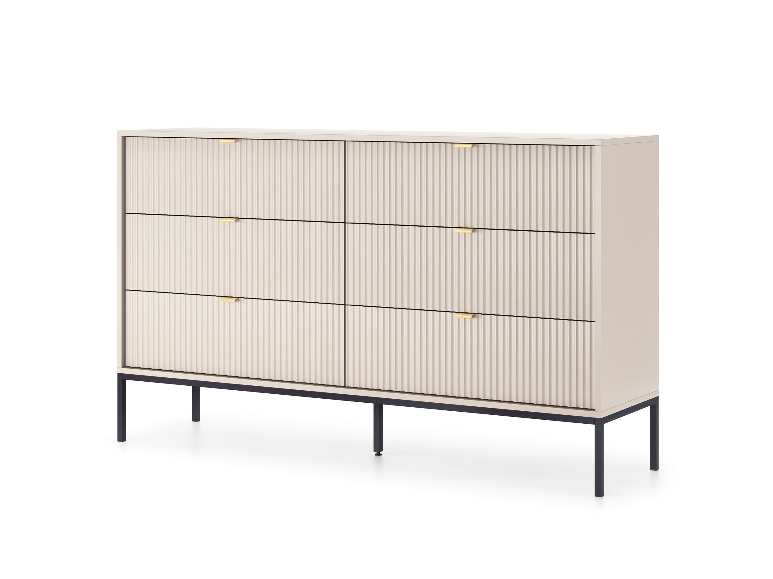 Nova Dresser Cashmere- A Fusion of Modern Elegance and Practical Storage