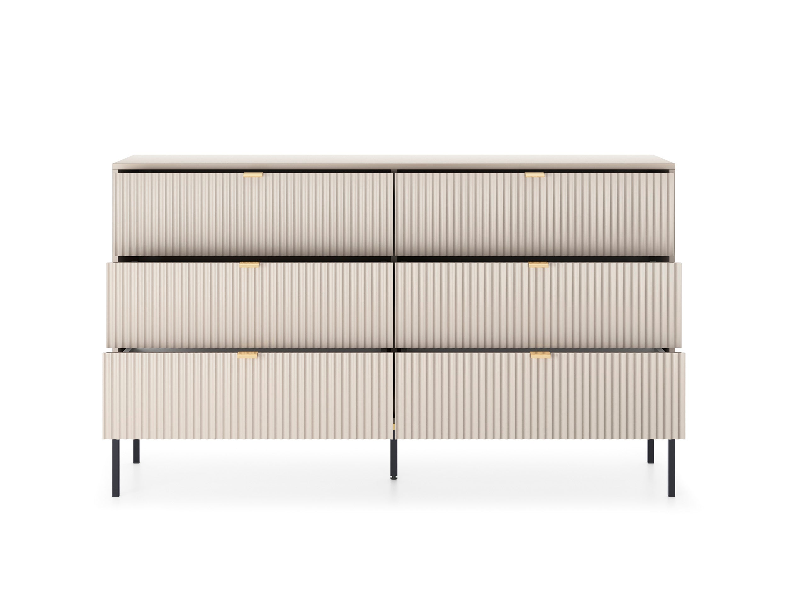 Nova Dresser Cashmere- A Fusion of Modern Elegance and Practical Storage